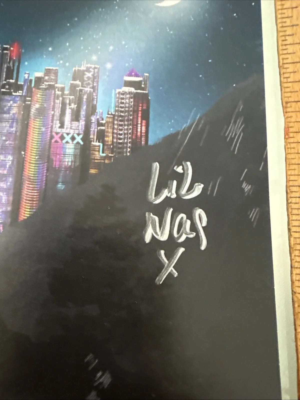 LIL NAS X SIGNED 7" Promo Photo OLD TOWN ROAD, изображение 2