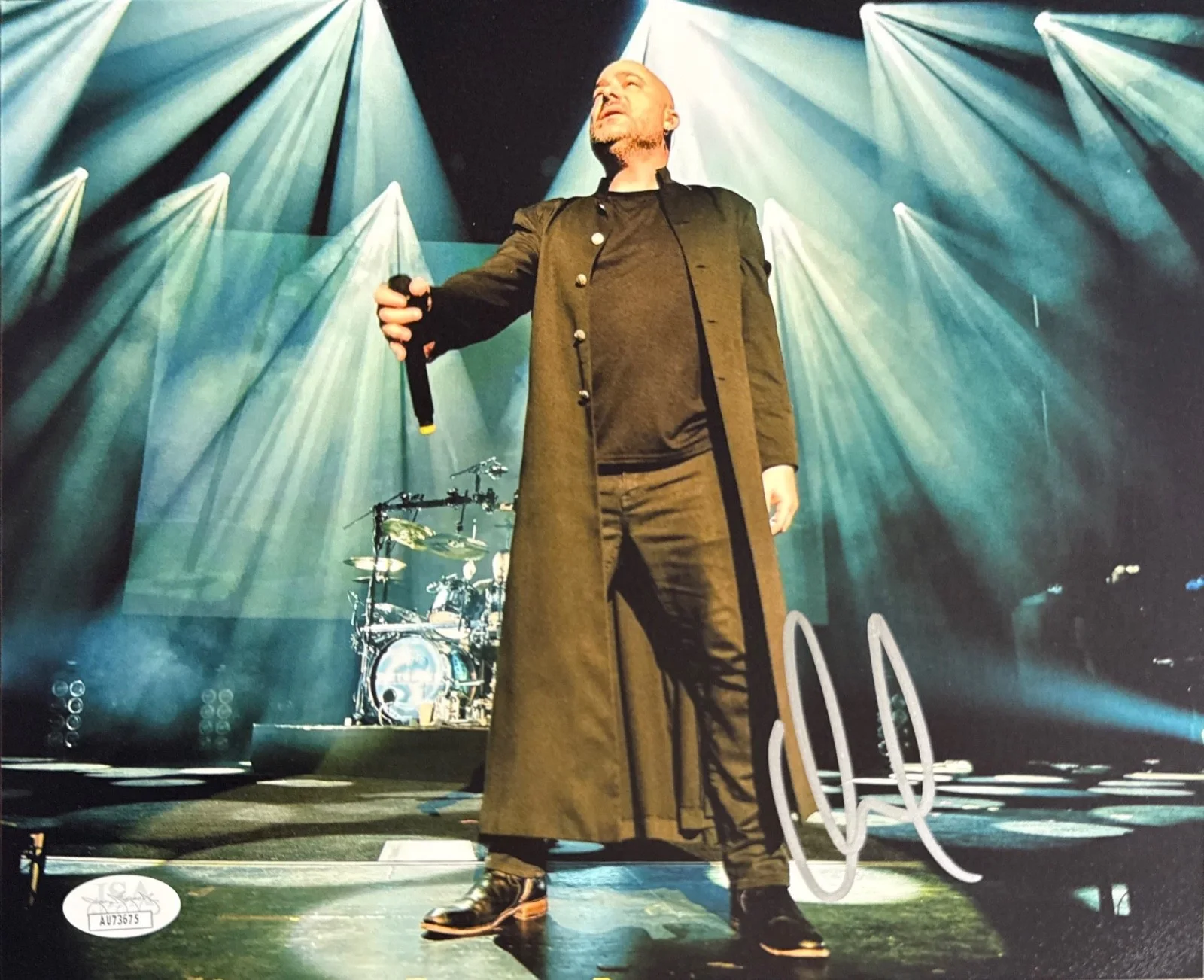 David Draiman Signed 8x10 Disturbed Singer JSA AU73675, image 2