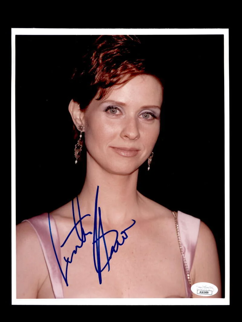 Cynthia Nixon — Cynthia Nixon JSA Coa Signed 8x10 Photo Sex In The City Autograph