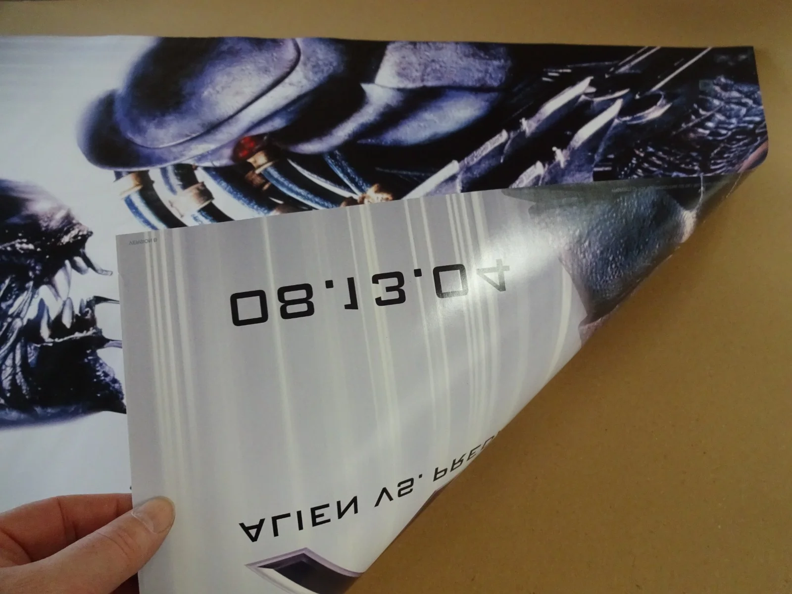 Alien vs. Predator 2004 Double Sided Movie Poster Mint 40" x 27" Colin Salmon, изображение 2