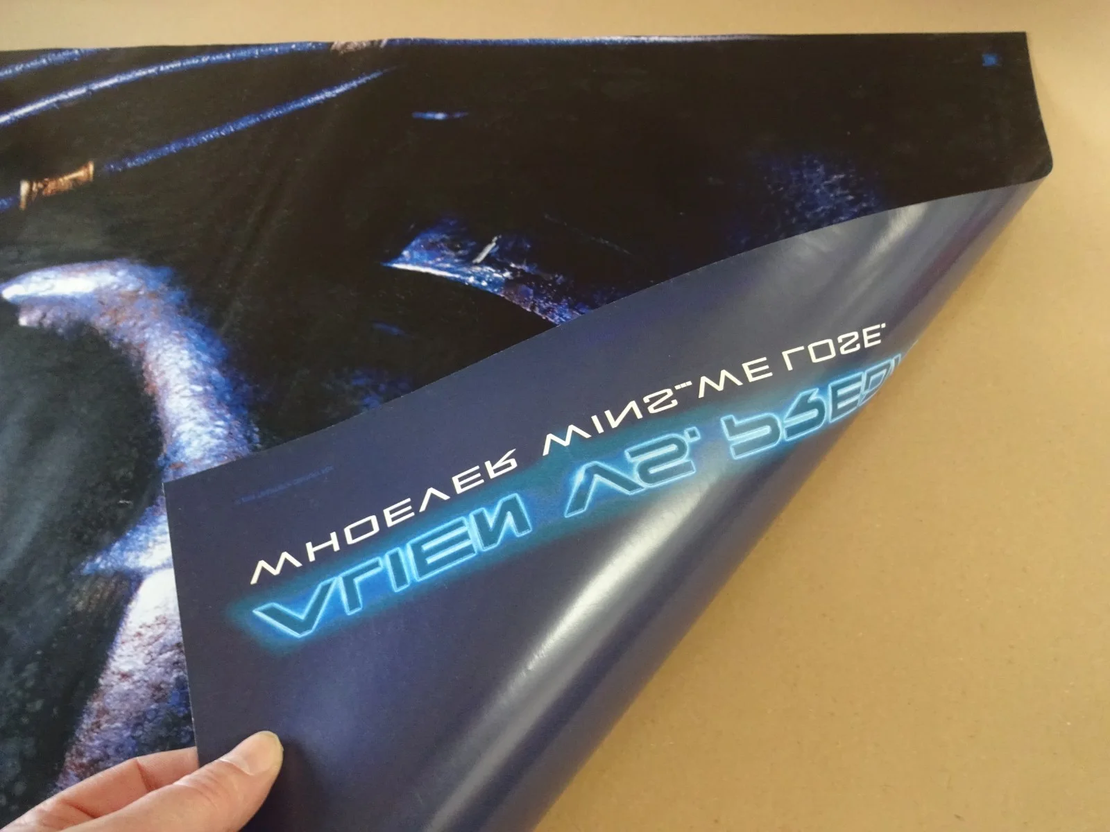 Alien vs. Predator 2004 Double Sided Movie Poster Mint 40" x 27" Ewen Bremner, изображение 2