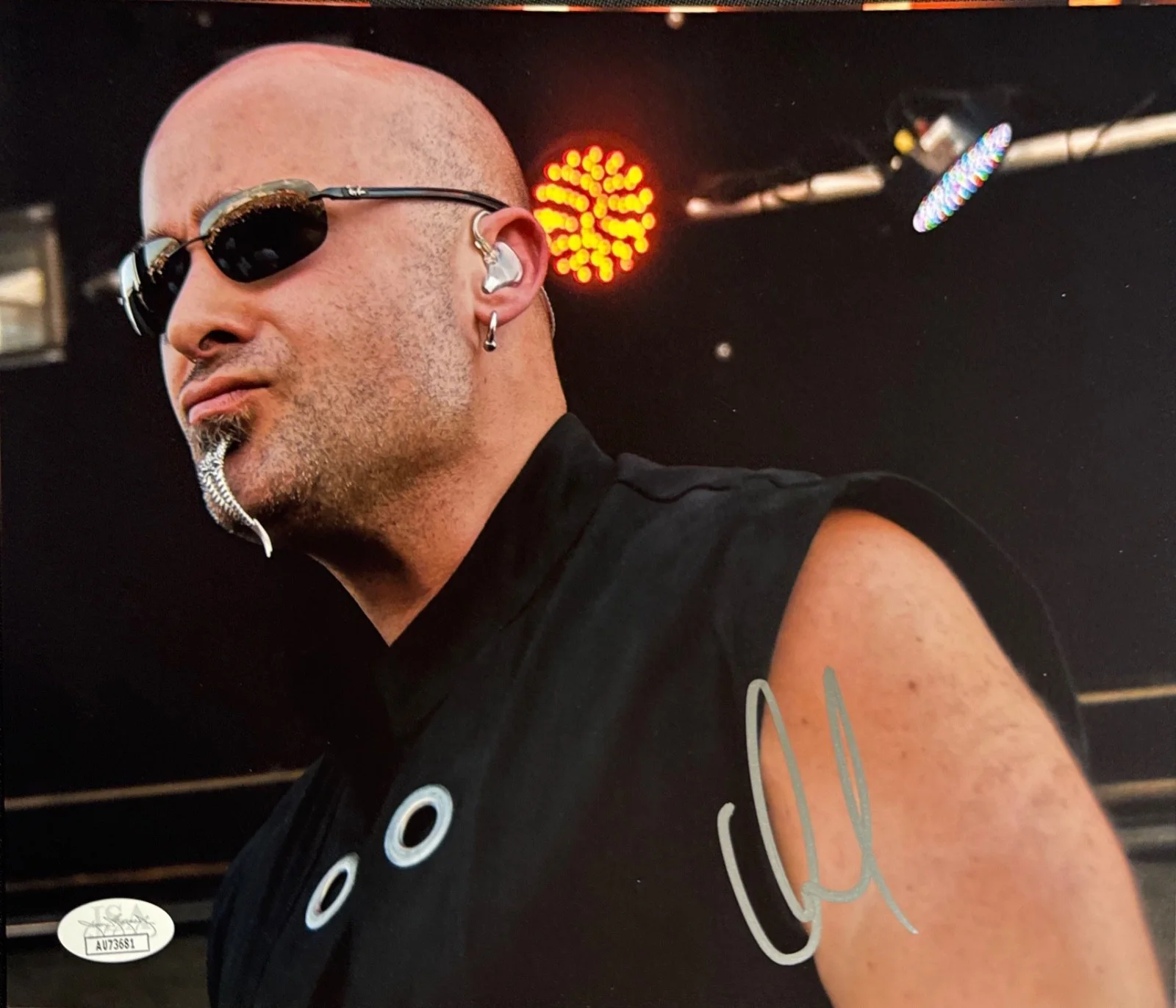 David Draiman Signed 8x10 Disturbed Singer JSA AU73681, image 2