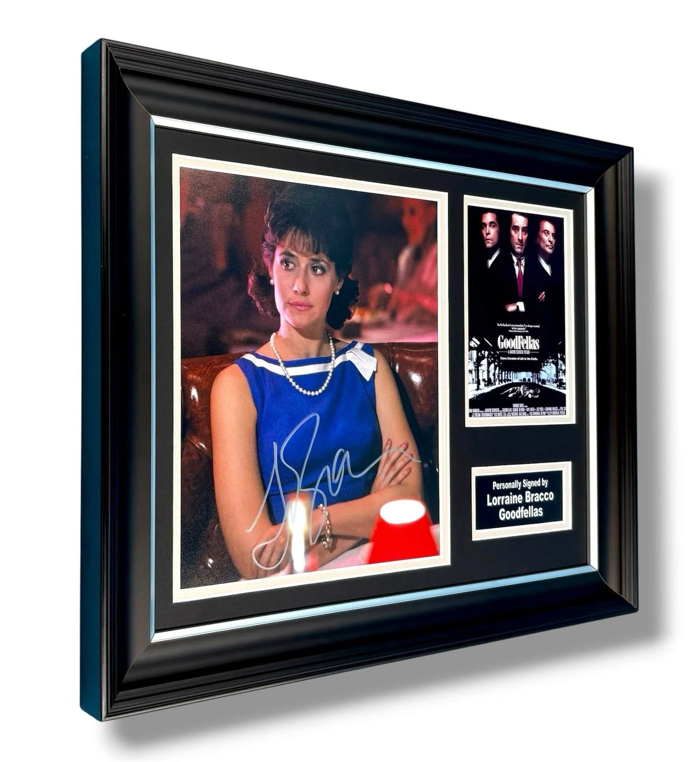 Lorraine Bracco Signed Photo Framed & SWAU COA Goodfellas Poster Autograph Auto, изображение 2