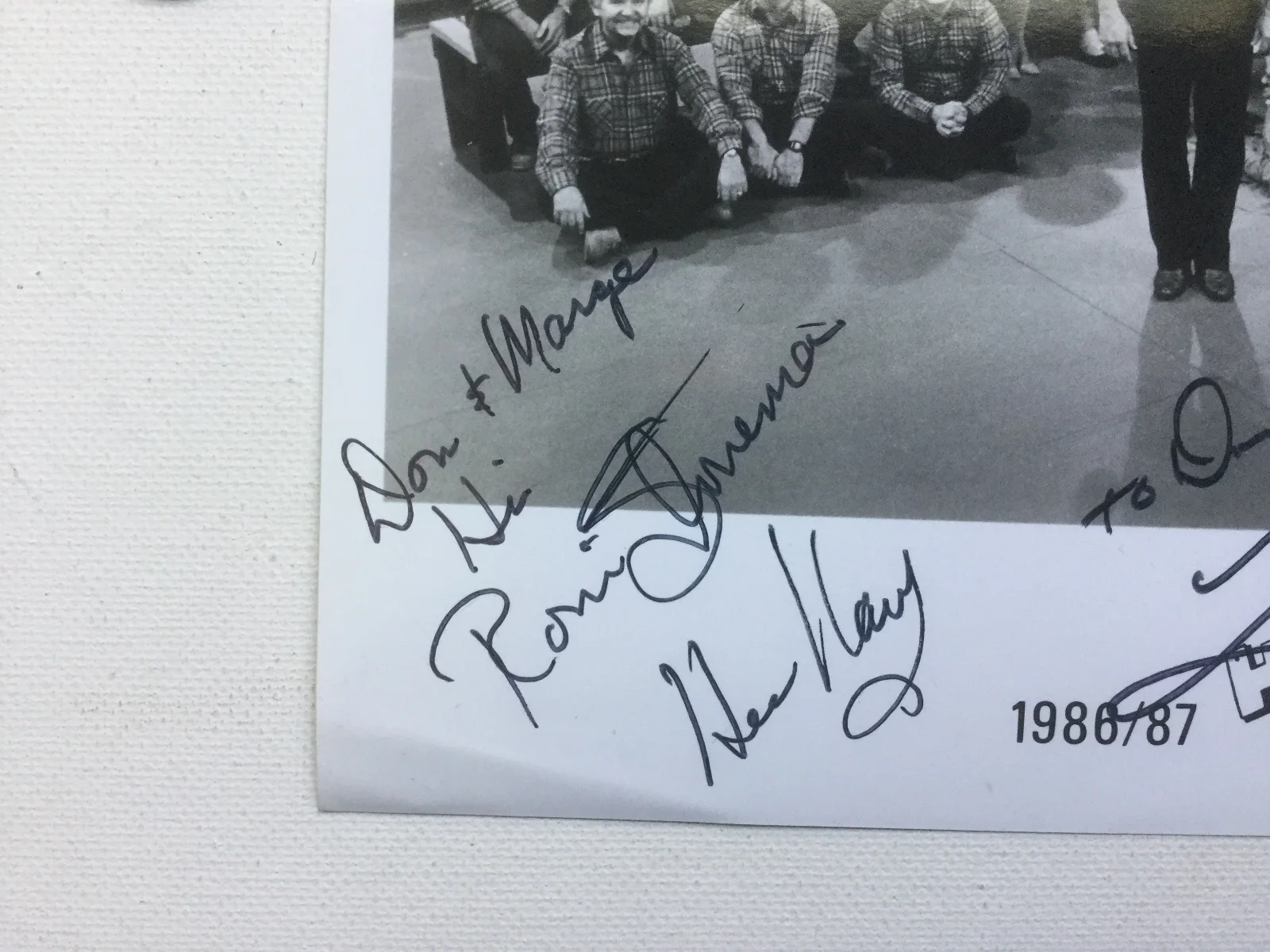 Hee Haw 1986-87 TV show photo signed by Roni Stoneman,Gordie Tapp,George Lindsay, изображение 2