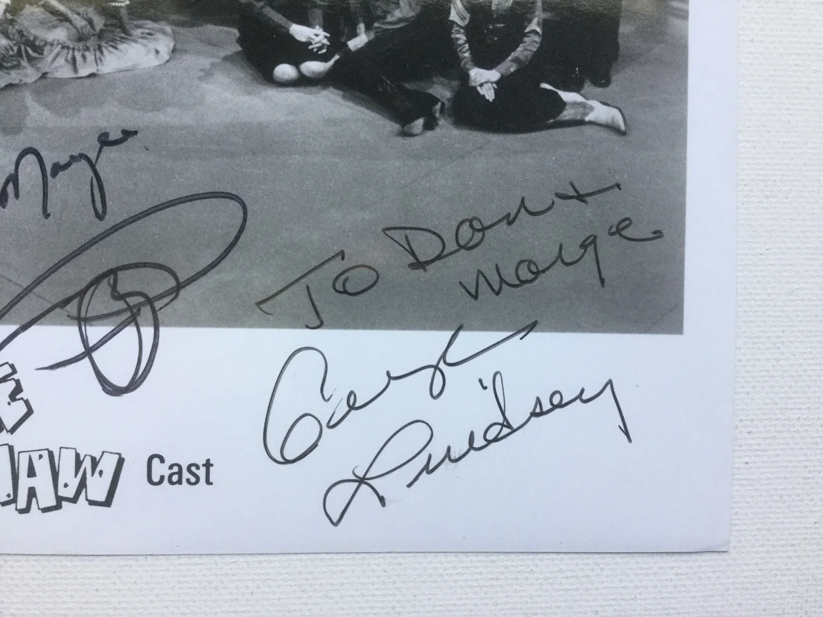 Hee Haw 1986-87 TV show photo signed by Roni Stoneman,Gordie Tapp,George Lindsay, изображение 4