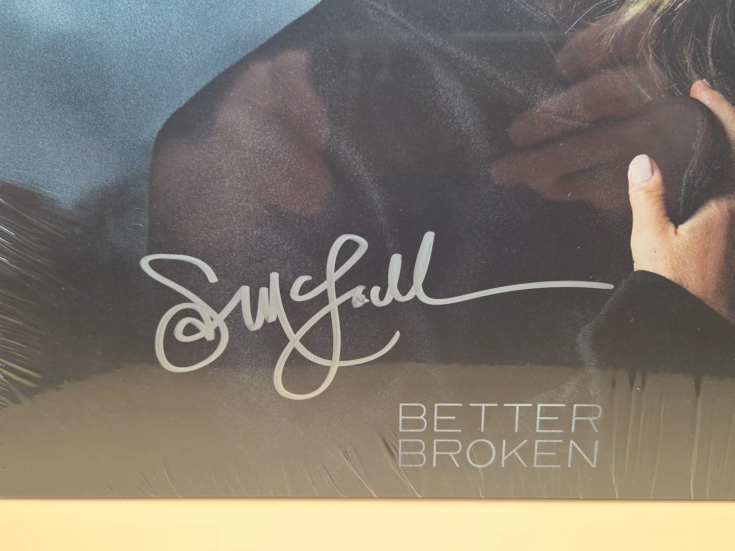 AUTOGRAPHED Sarah McLachlan Better Broken Vinyl LP record SIGNED COVER JACKET, image 2