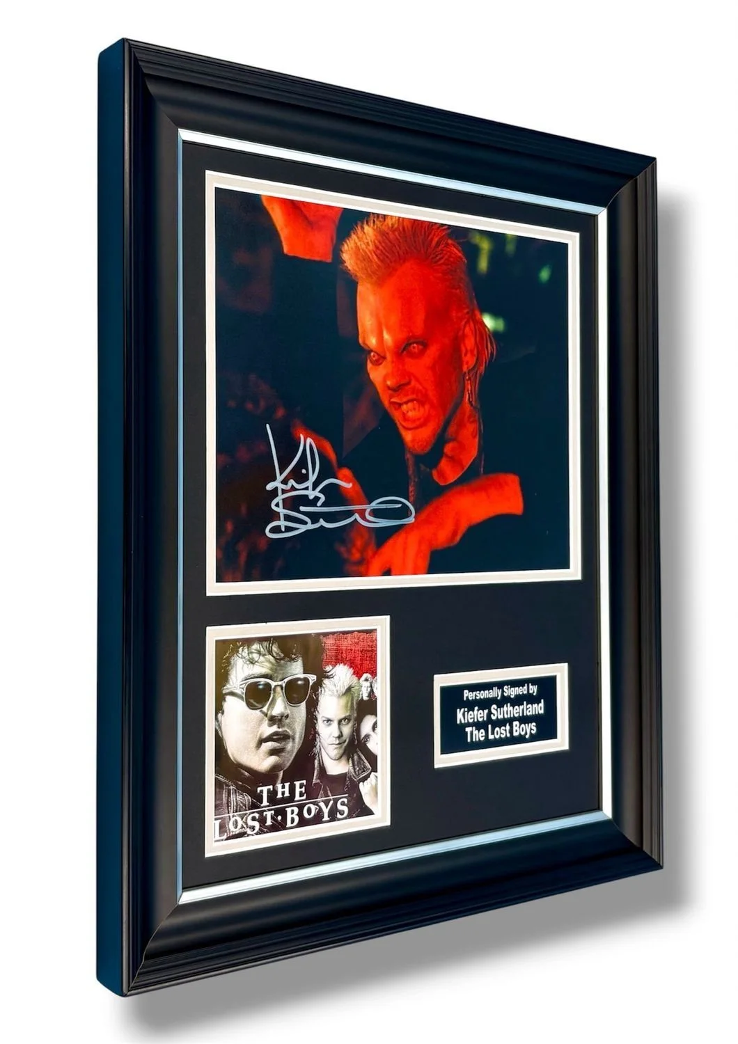 Kiefer Sutherland Signed Photo Framed & COA The Lost Boys Poster Autograph Auto, image 2