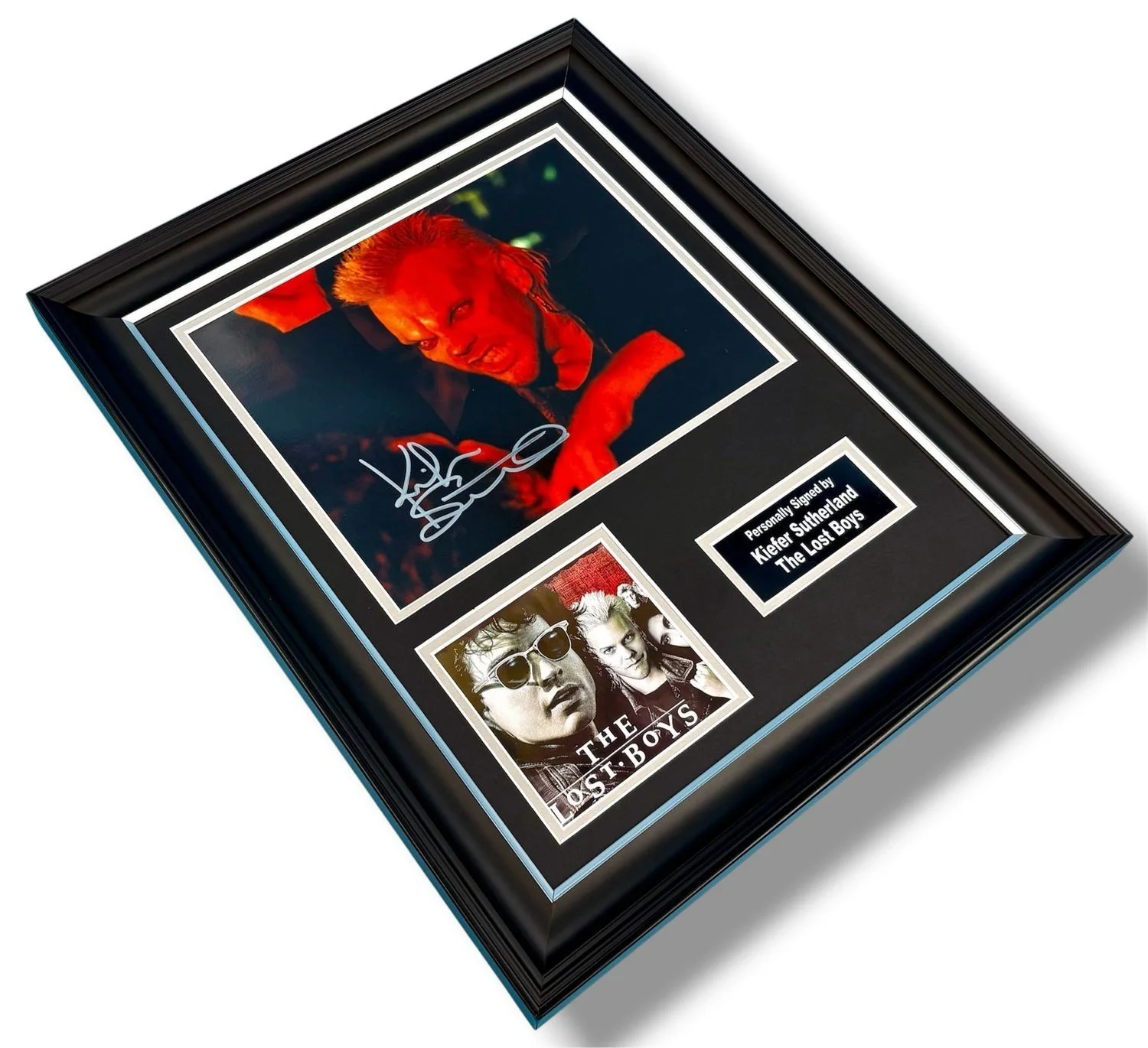 Kiefer Sutherland Signed Photo Framed & COA The Lost Boys Poster Autograph Auto, image 3