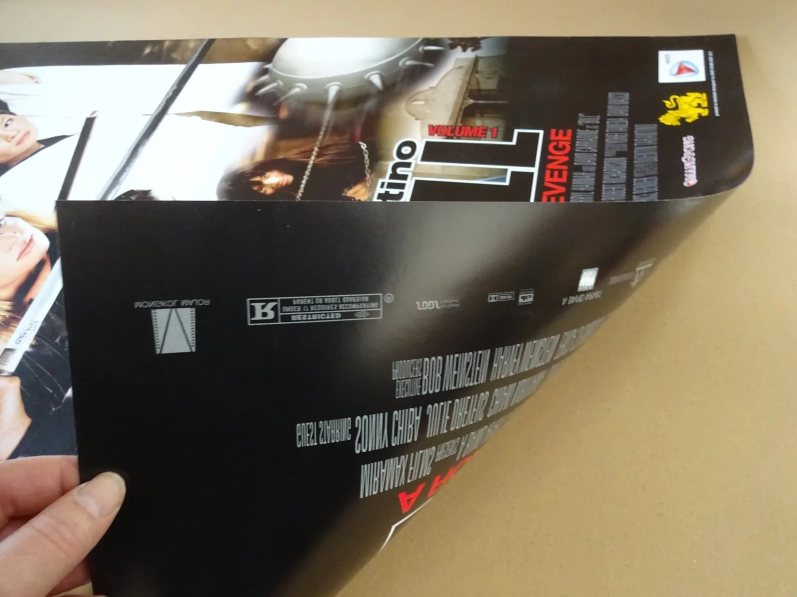 Kill Bill: Vol. 1. 2003 Double Sided Movie Poster Mint 40" x 27" Uma Thurman, изображение 2