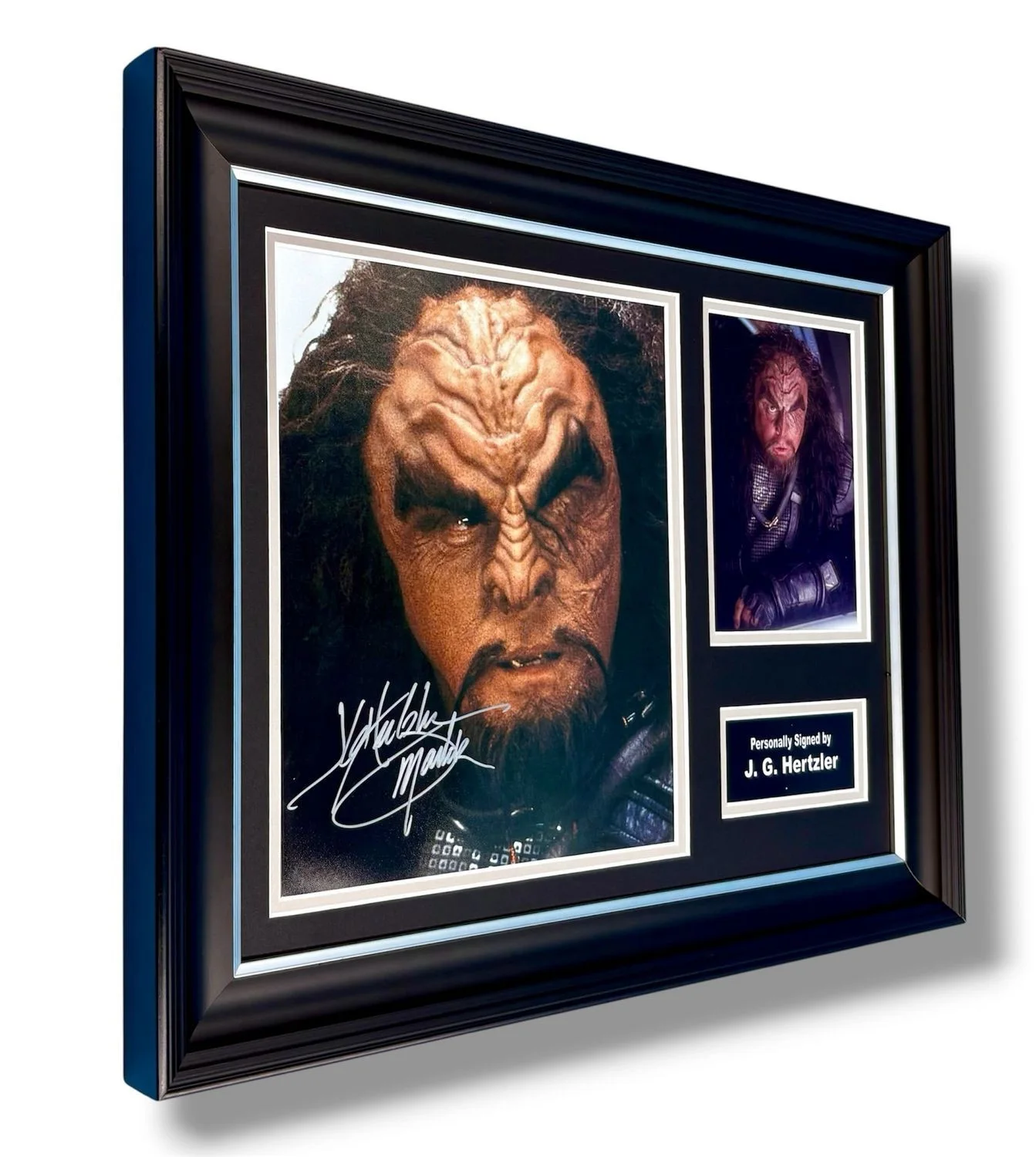 J. G. Hertzler Signed Photo Framed & COA Star Trek Poster Autograph Auto, image 2