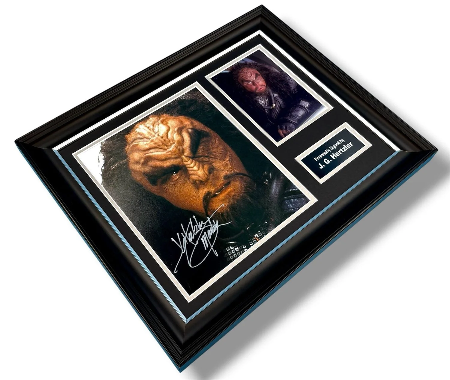 J. G. Hertzler Signed Photo Framed & COA Star Trek Poster Autograph Auto, image 3