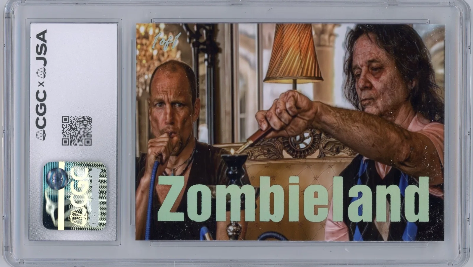 Bill Murray — Bill Murray Signed Custom Cut Zombieland Card JSA CGC Auto Autograph, изображение 2