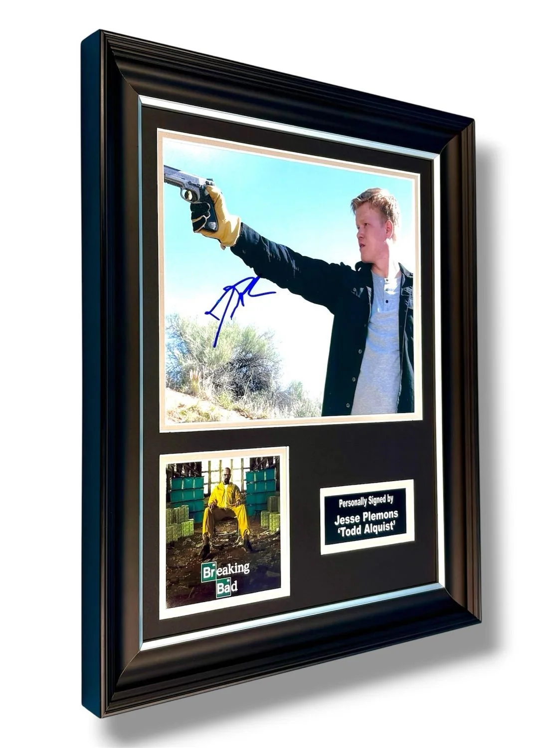 Jesse Plemons Signed Photo Framed & SWAU COA Breaking Bad Poster Autograph Auto, изображение 2