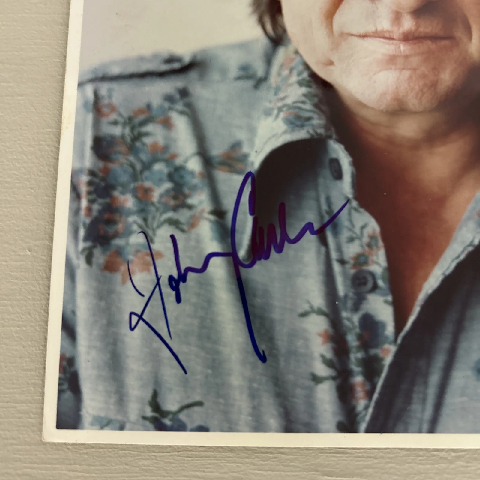 Johnny Cash Signed In-Person Color Photo w FULL LOA JSA #BA06157, изображение 3