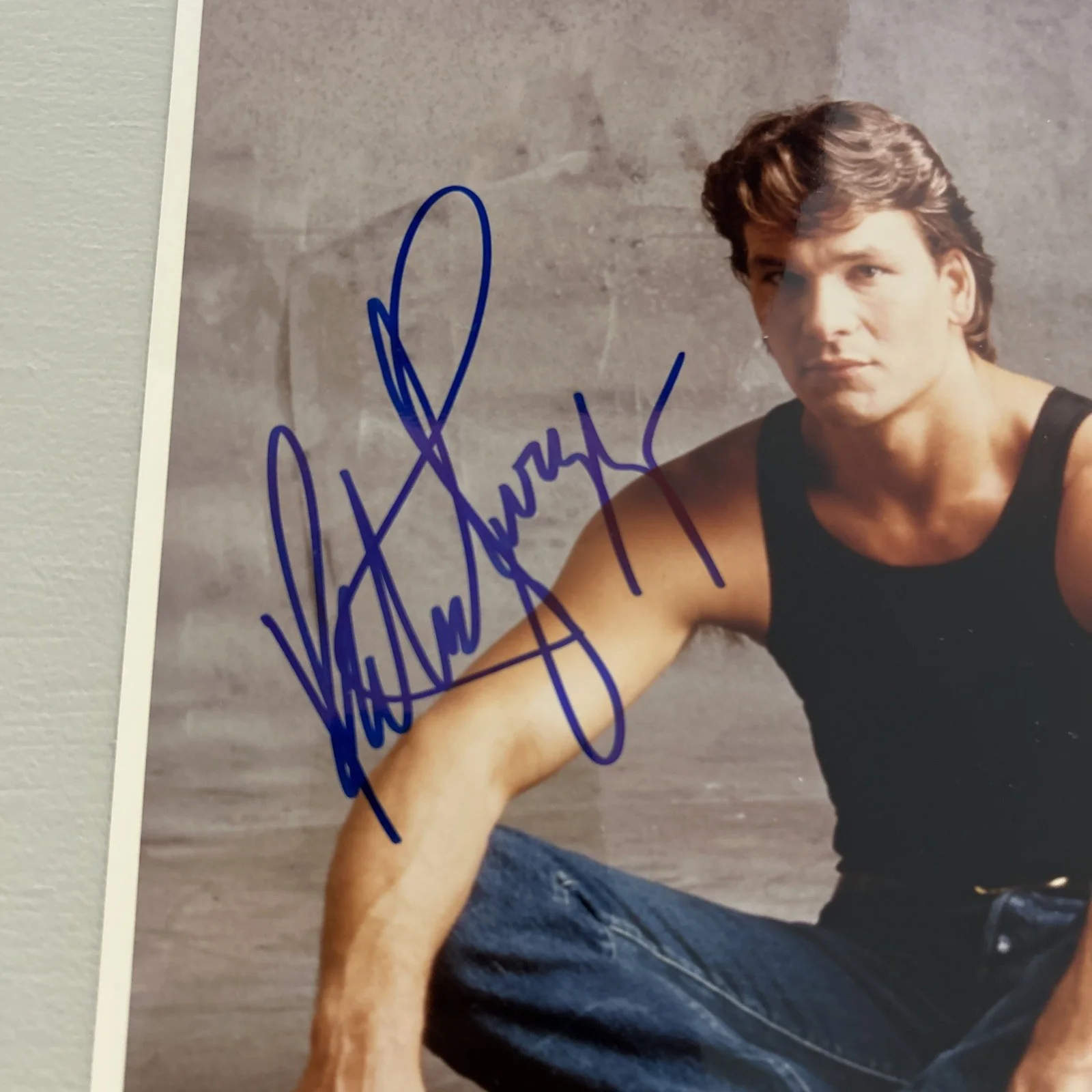Patrick Swayze — Patrick Swayze Signed In-Person 8x10 Color Photo w JSA Full Letter, изображение 3