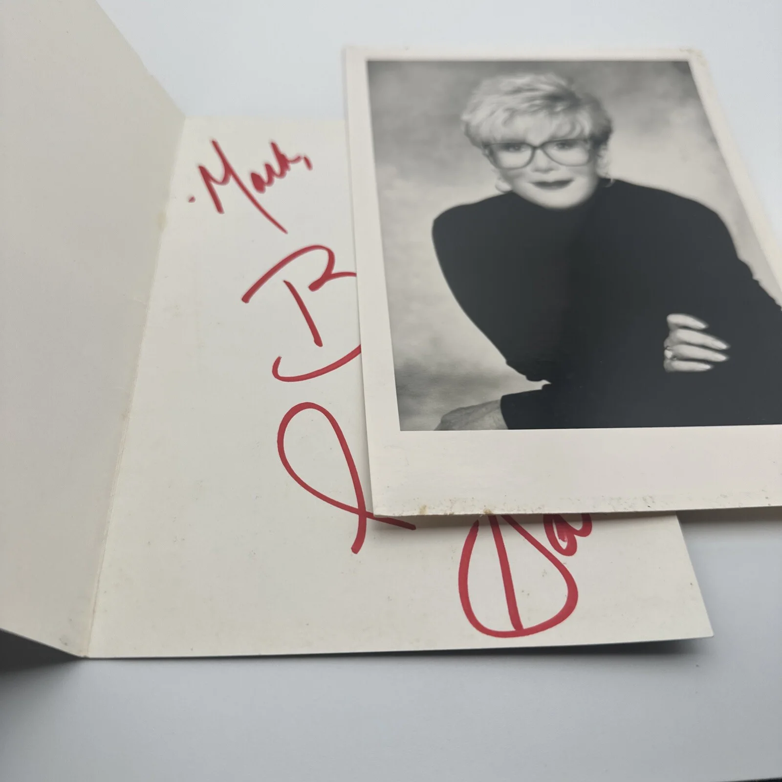 SALLY JESSIE RAPHAEL ORIGINAL HAND SIGNED AUTOGRAPH PHOTO PHOTOGRAPH Personal, image 4