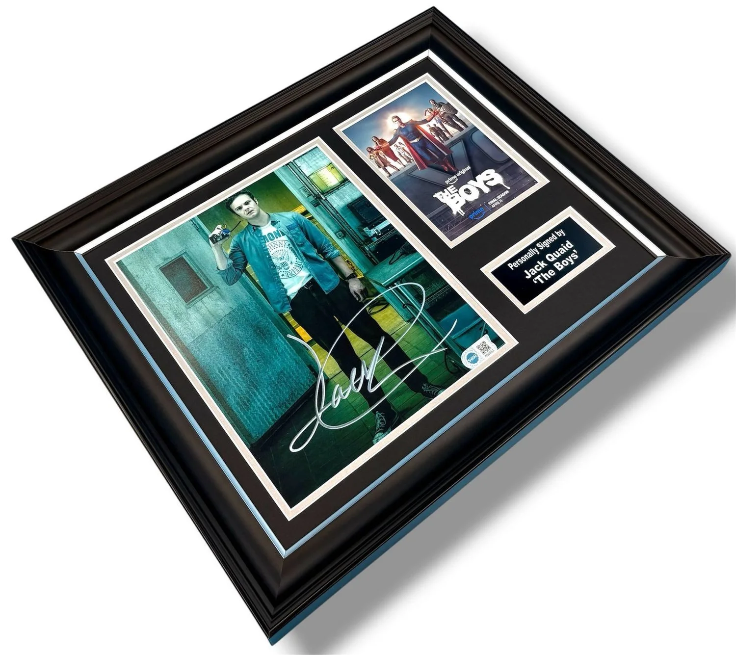 Jack Quaid Signed Photo Framed & SWAU COA The Boys Poster Autograph Auto, изображение 3