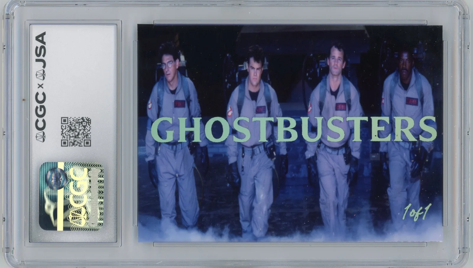 Bill Murray — Bill Murray Signed Custom Cut Ghostbusters Peter Venkman Card JSA CGC Auto, image 2