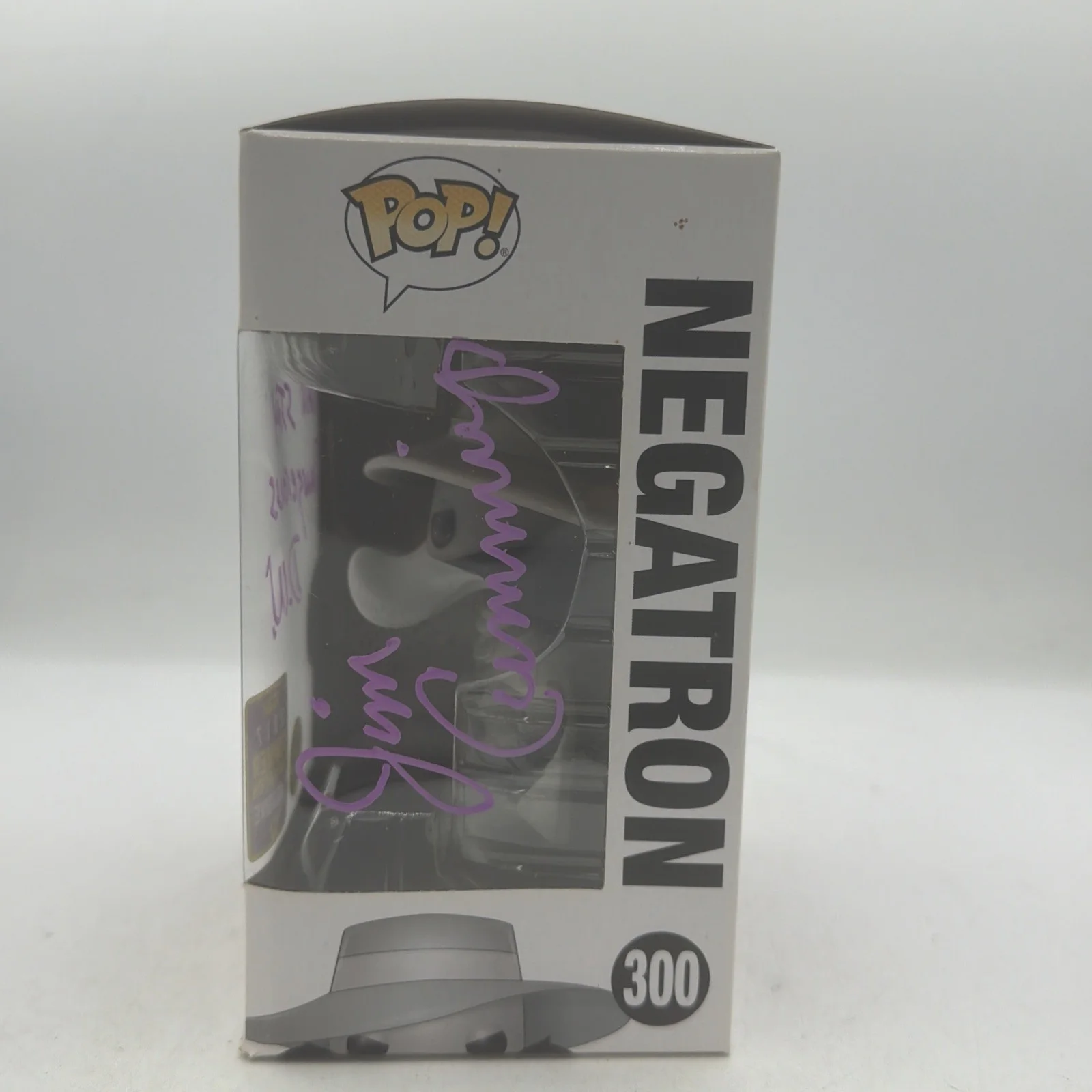 Jim Cummings — Disney Darkwing Duck Negatron Jim Cummings Signed Autographed Funko #300, изображение 2