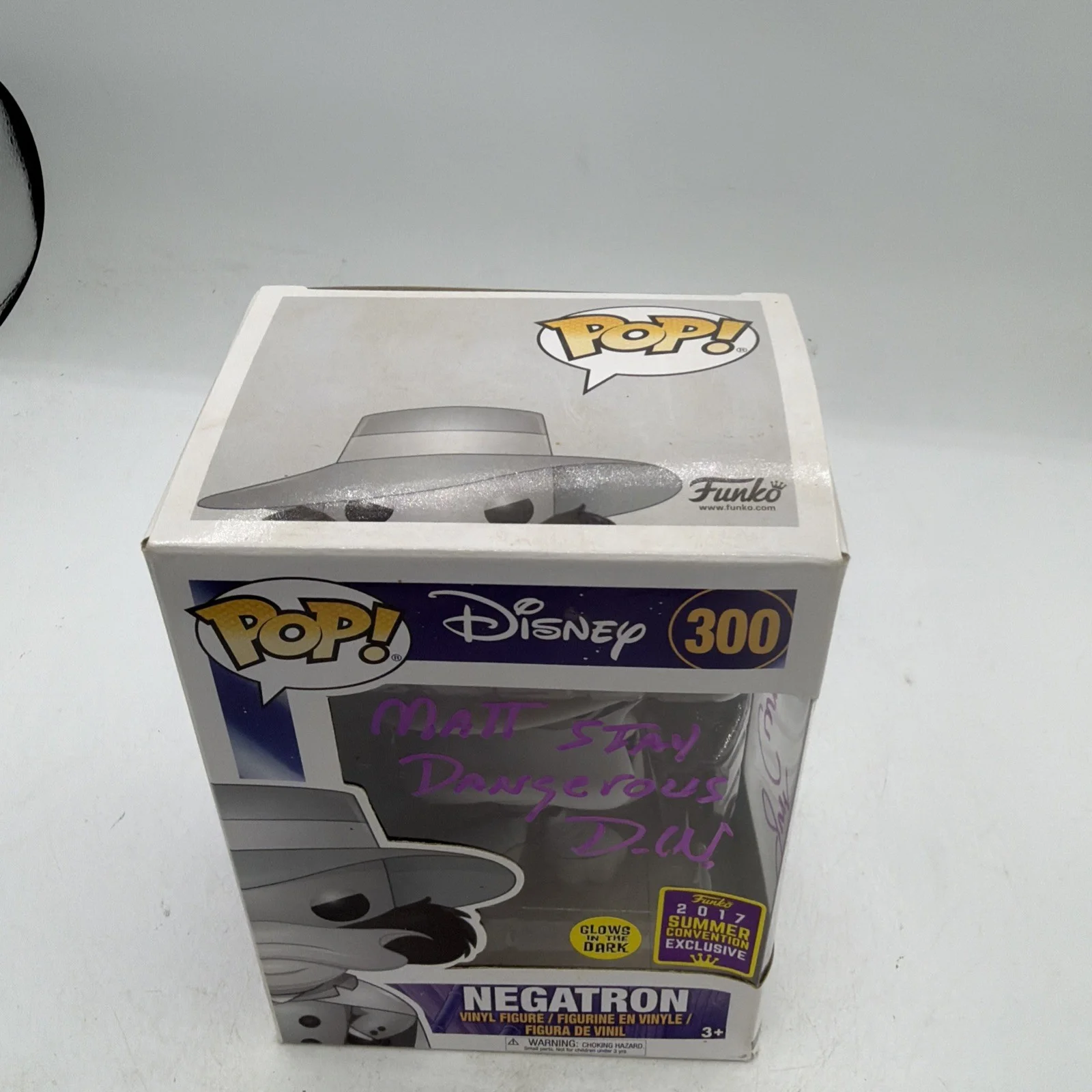 Jim Cummings — Disney Darkwing Duck Negatron Jim Cummings Signed Autographed Funko #300, изображение 5