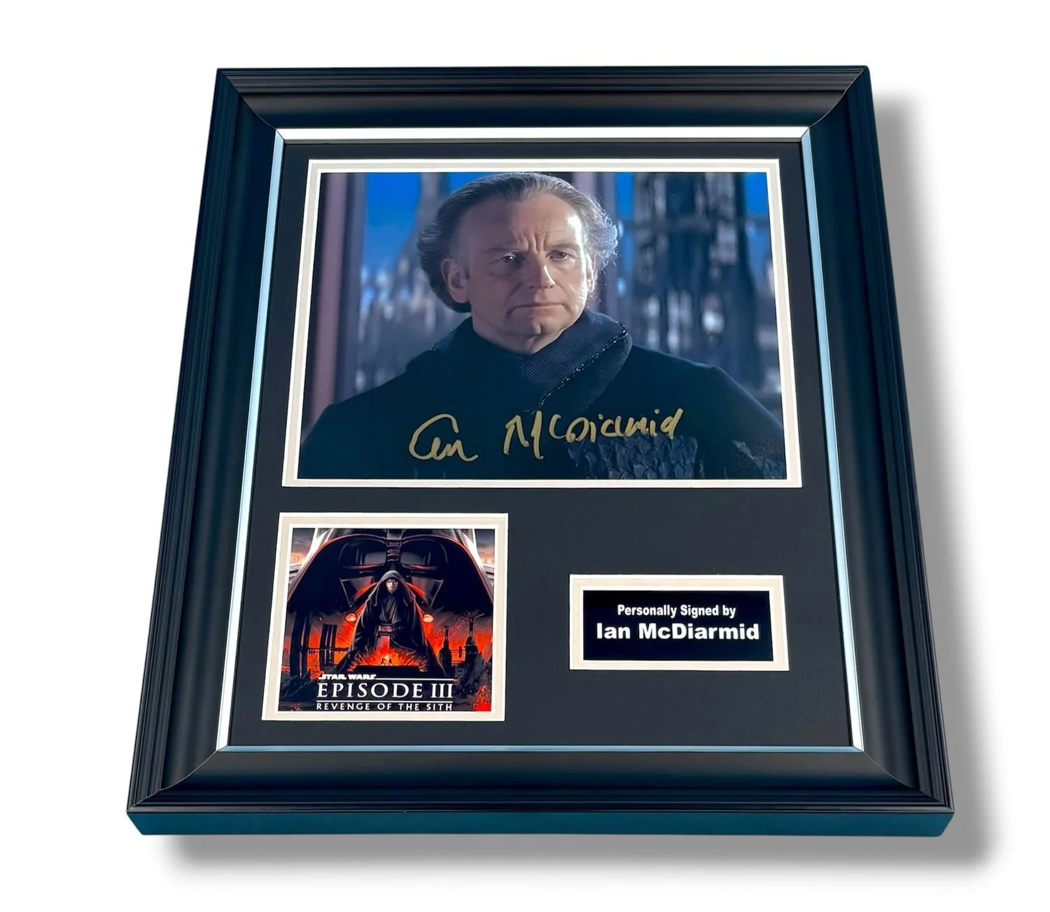 Ian McDiarmid Signed Photo Framed & COA Star Wars Movie Poster Autograph Auto, изображение 4