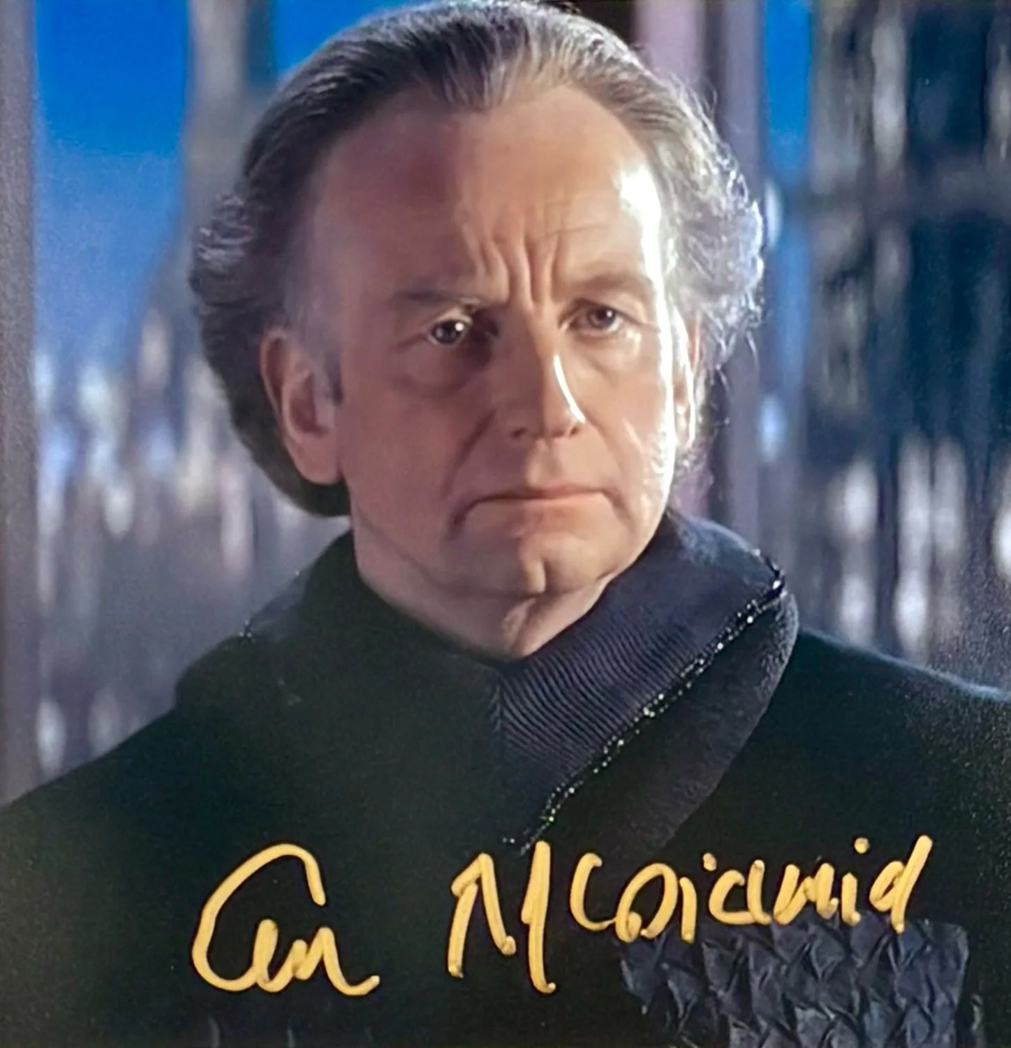 Ian McDiarmid Signed Photo Framed & COA Star Wars Movie Poster Autograph Auto, изображение 5