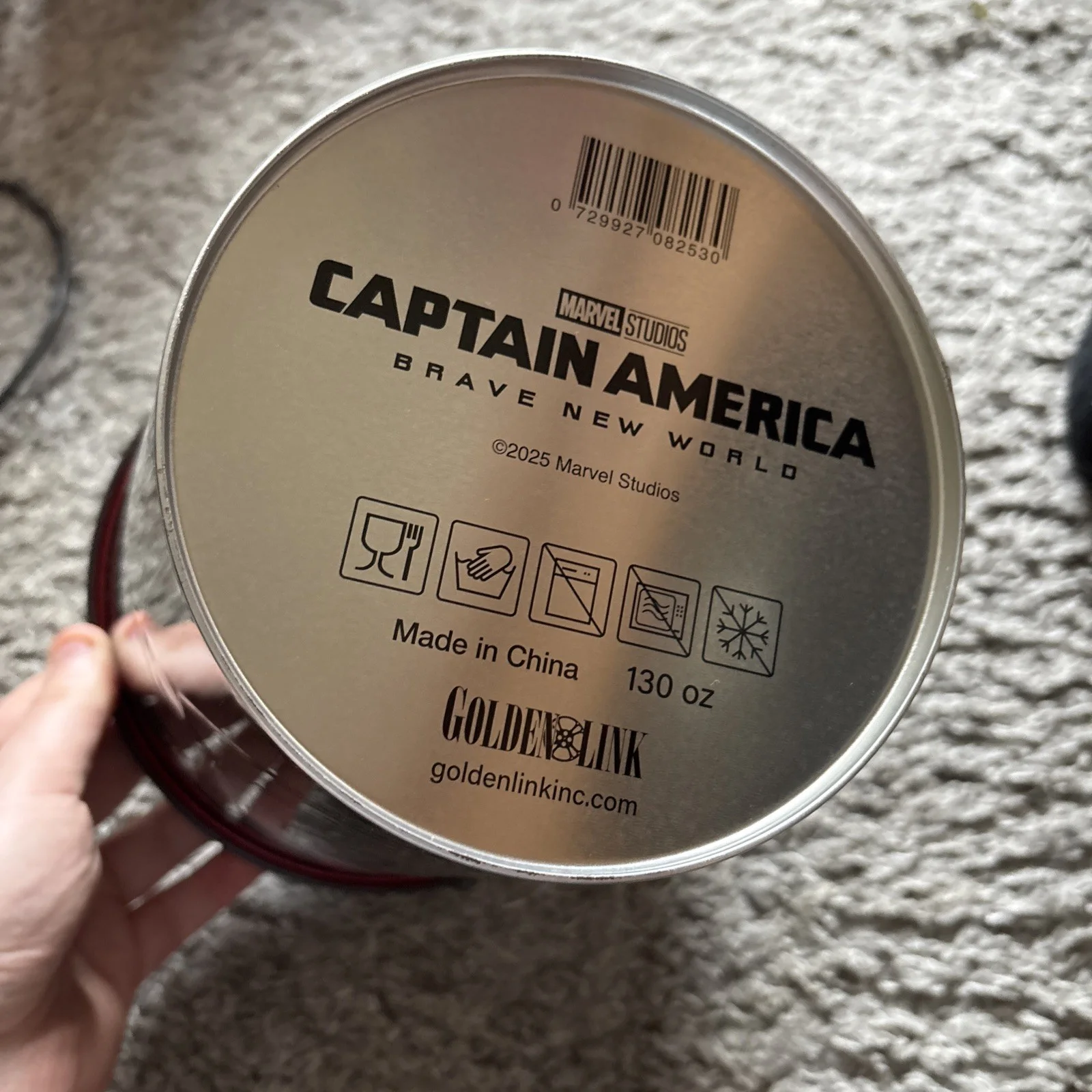 Marvel Captain America Brave New World Odeon Popcorn Bucket Brand New, изображение 5