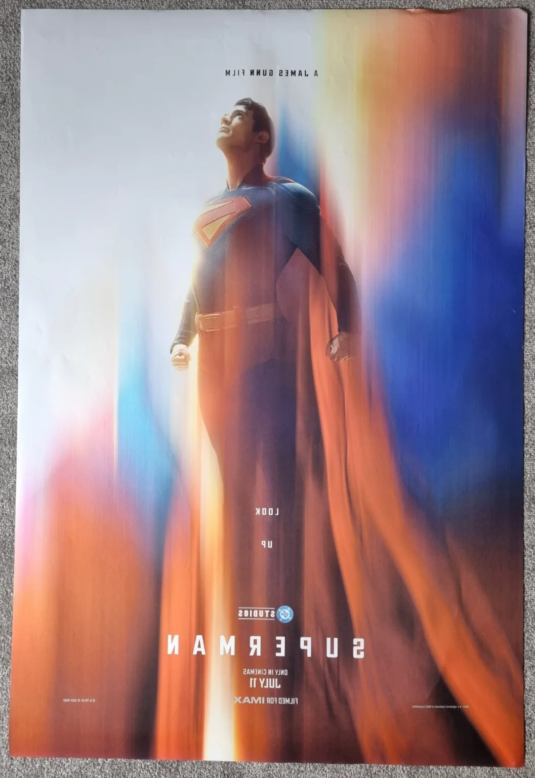 SUPERMAN - Original One Sheet Double Sided Cinema Poster 2025 DC Comics Ref P81, image 2