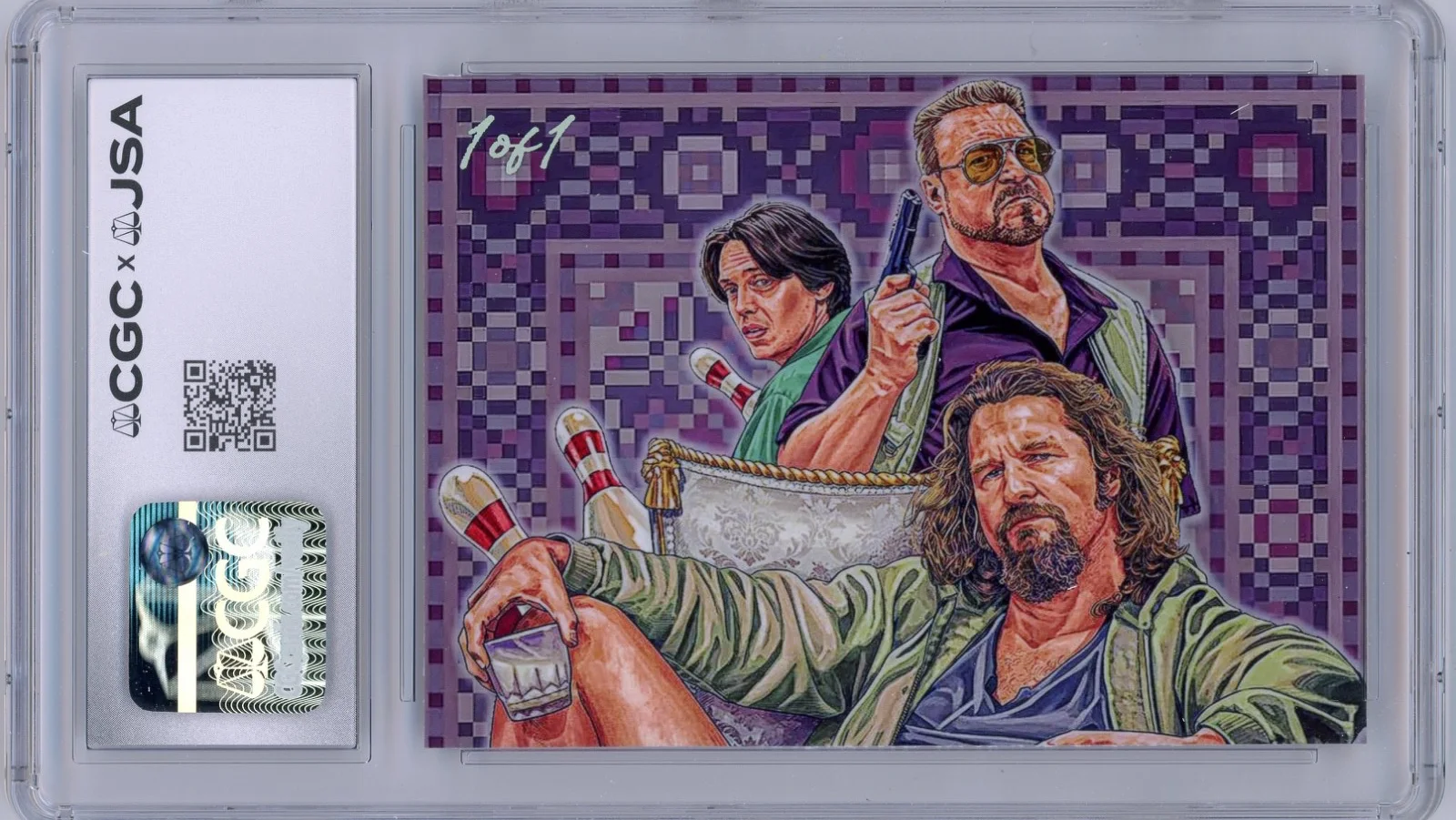 Jeff Bridges — Jeff Bridges Signed Custom Cut The Dude The Big Lebowski JSA CGC Auto Autograph, изображение 2