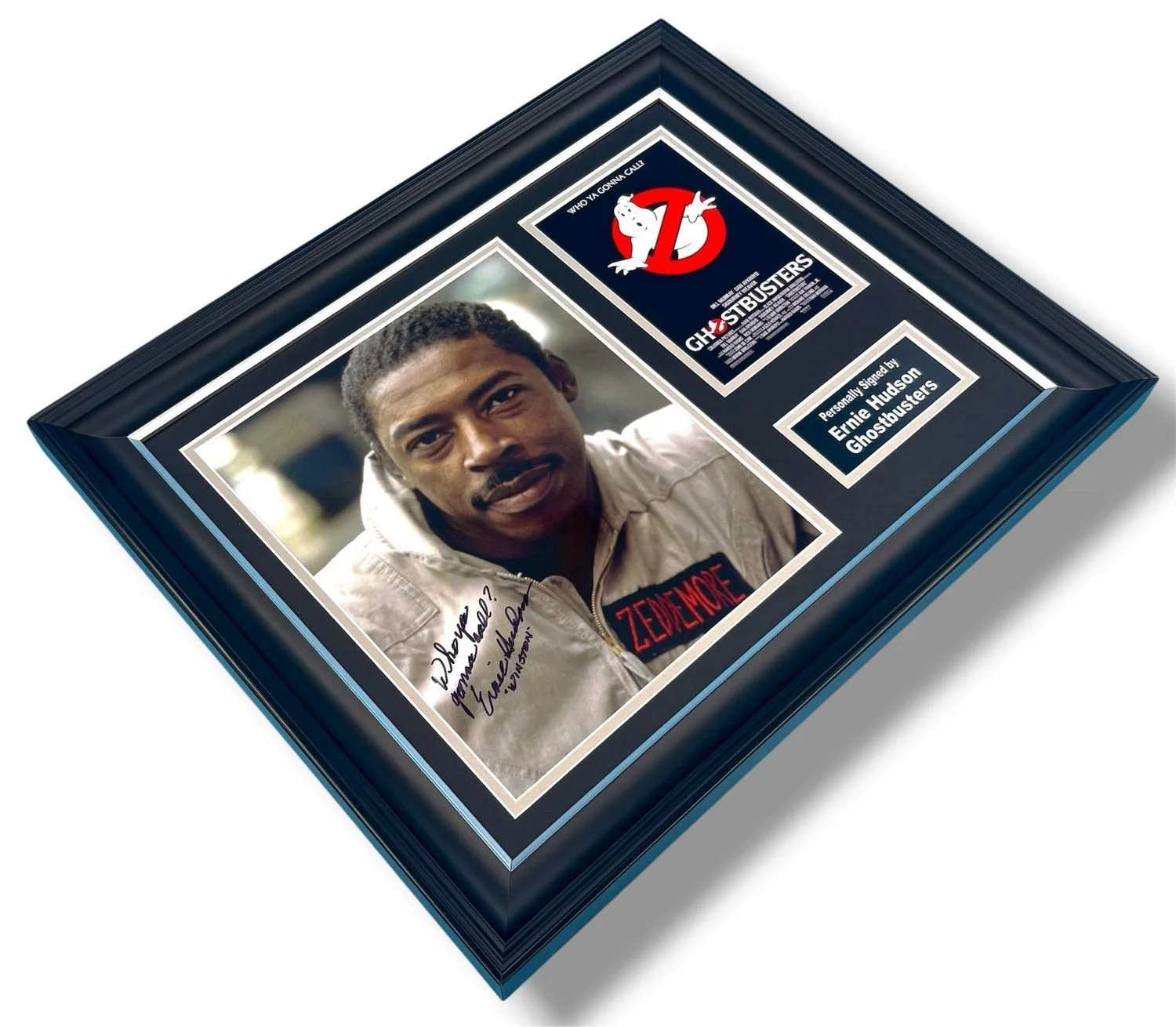 Ernie Hudson Signed Photo Framed & COA Ghostbusters Movie Poster Autograph Auto, изображение 3