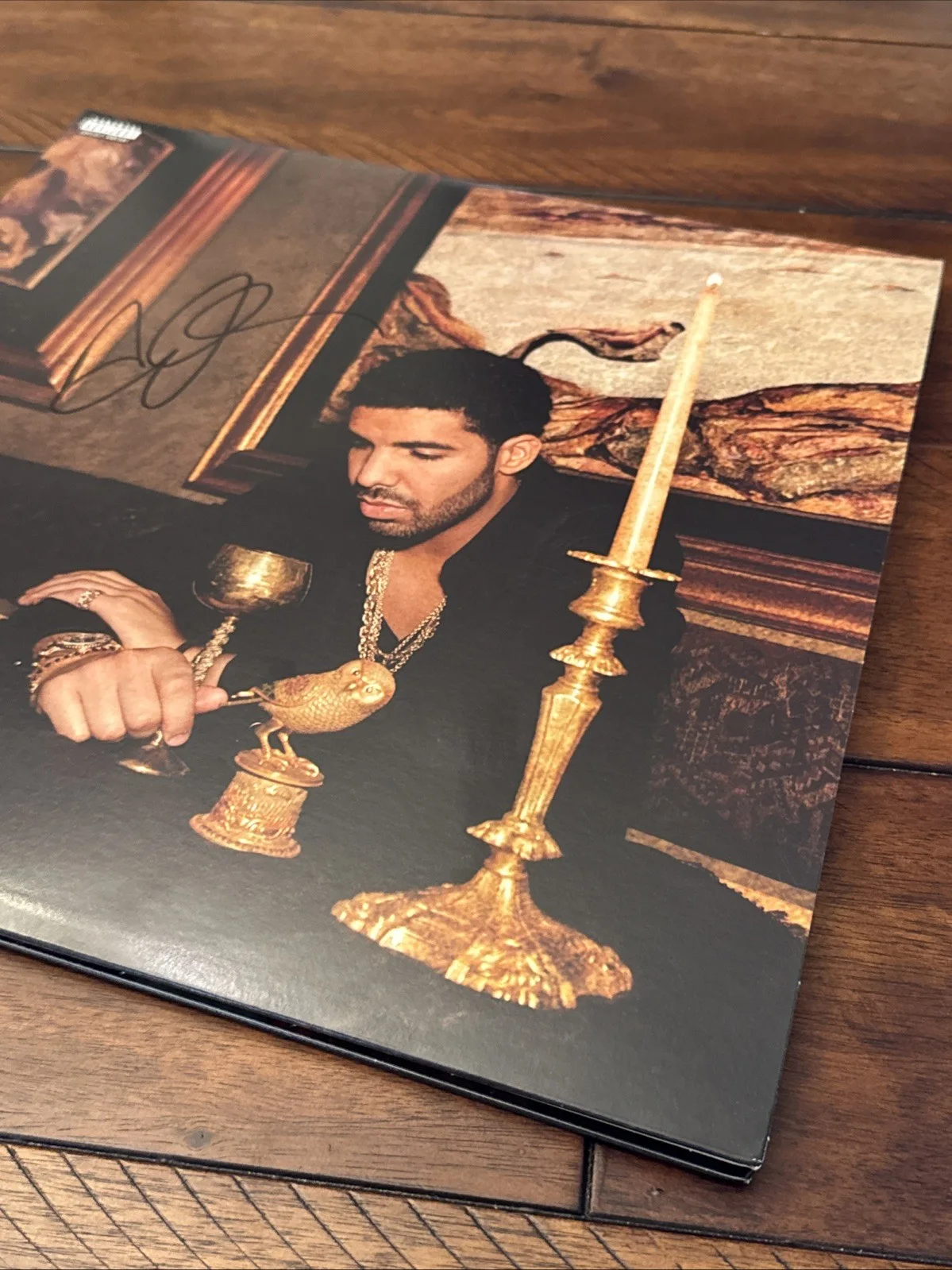 DRAKE SIGNED AUTOGRAPHED TAKE CARE ALBUM VINYL ~ AUBREY GRAHAM PSA CERTIFIED !!, image 2