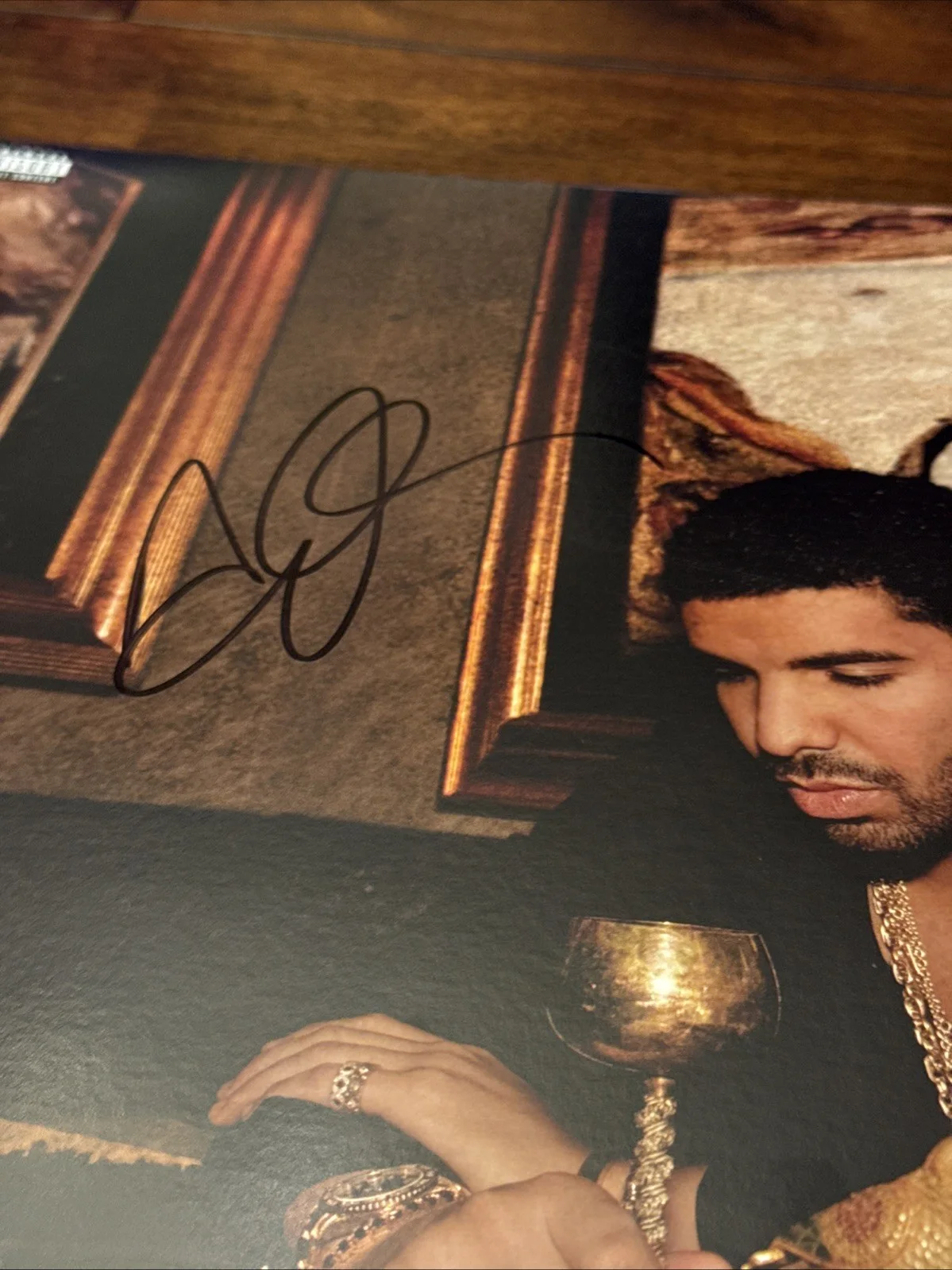 DRAKE SIGNED AUTOGRAPHED TAKE CARE ALBUM VINYL ~ AUBREY GRAHAM PSA CERTIFIED !!, image 4