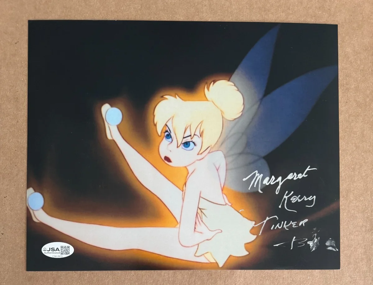 Margaret Kerry — MARGARET KERRY Signed 8x10 PETER PAN Tinker Bell Photo Autograph JSA COA Cert