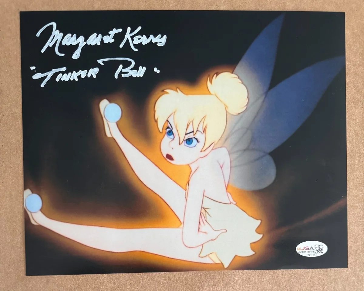 Margaret Kerry — MARGARET KERRY Signed 8x10 PETER PAN Tinker Bell Photo Autograph JSA COA Cert