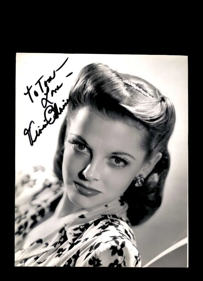 Vivian Blaine — Vivian Blaine JSA Loa Signed 8x10 Photo Autograph
