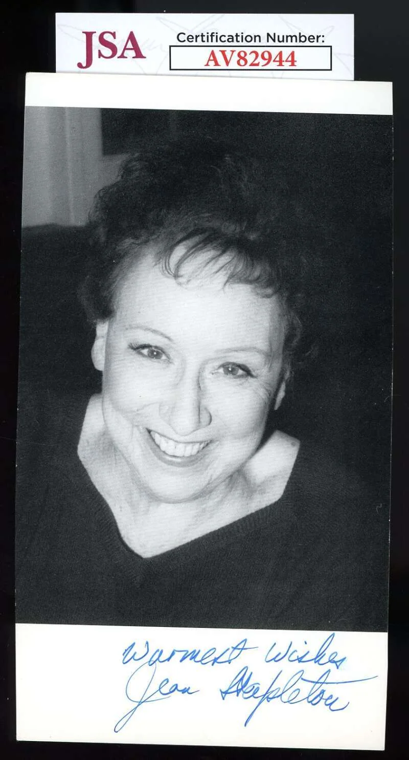 Jean Stapleton — Jean Stapleton JSA Coa Signed 4x6 Photo Autograph