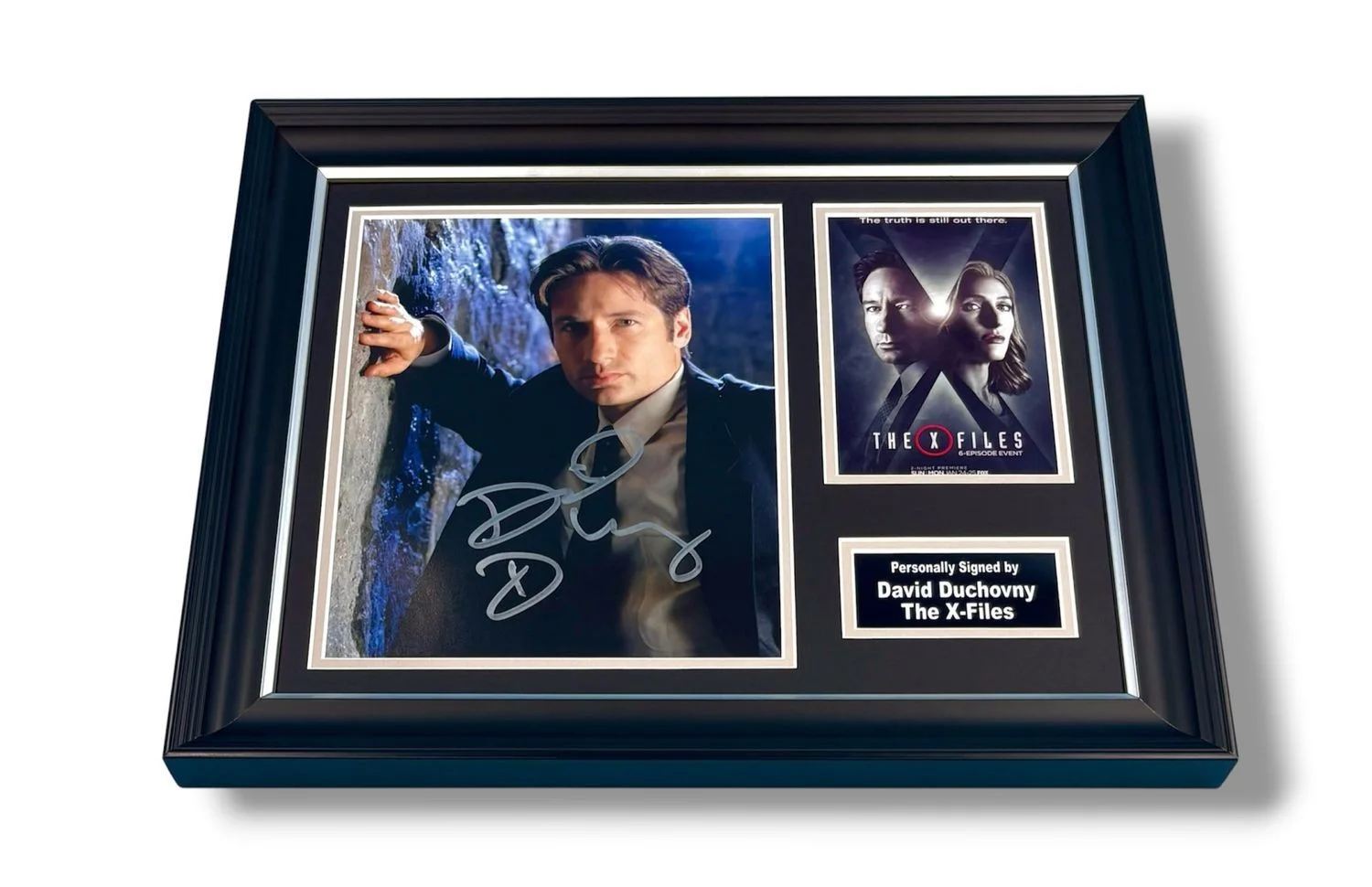 David Duchovny Signed Photo Framed & COA The X Files Poster Autograph Auto, изображение 4