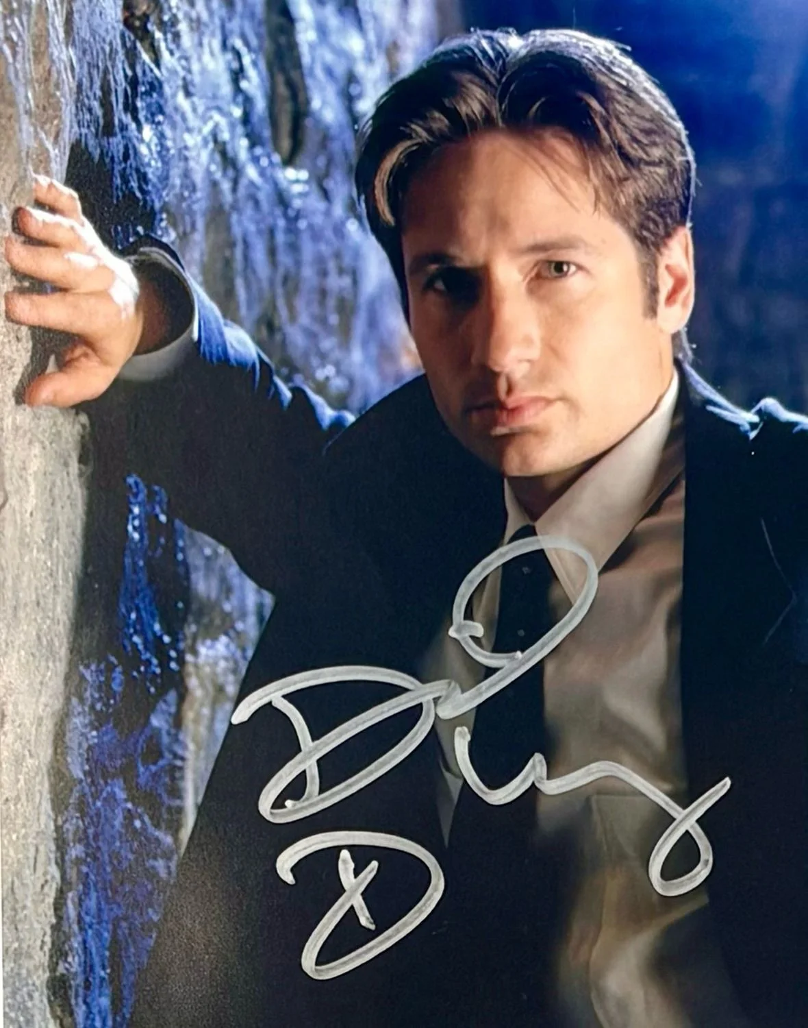 David Duchovny Signed Photo Framed & COA The X Files Poster Autograph Auto, изображение 5