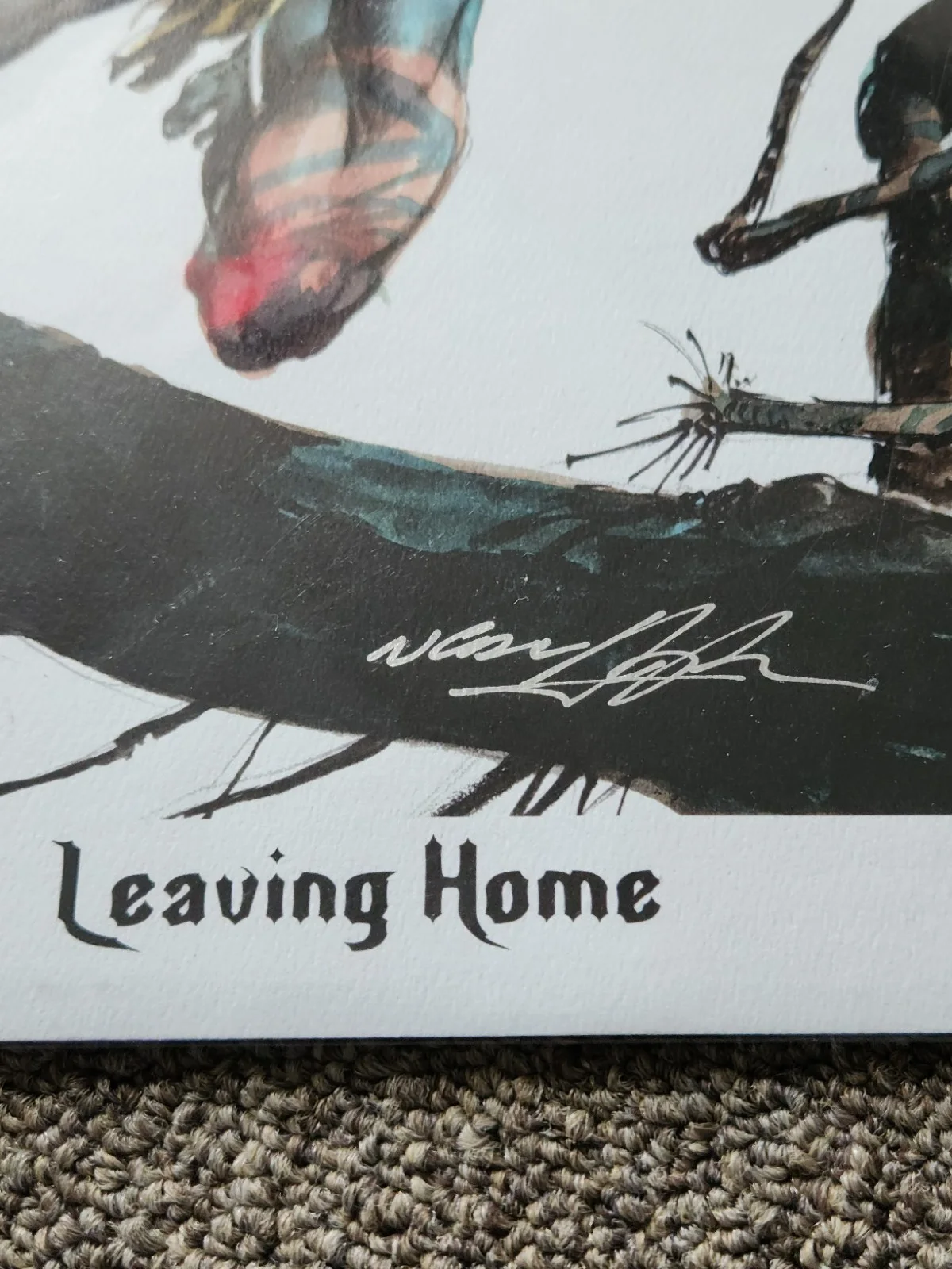 Neal Adams Tarzan Leaving Home Art Print Signed Autographed 11x14" AW, изображение 3