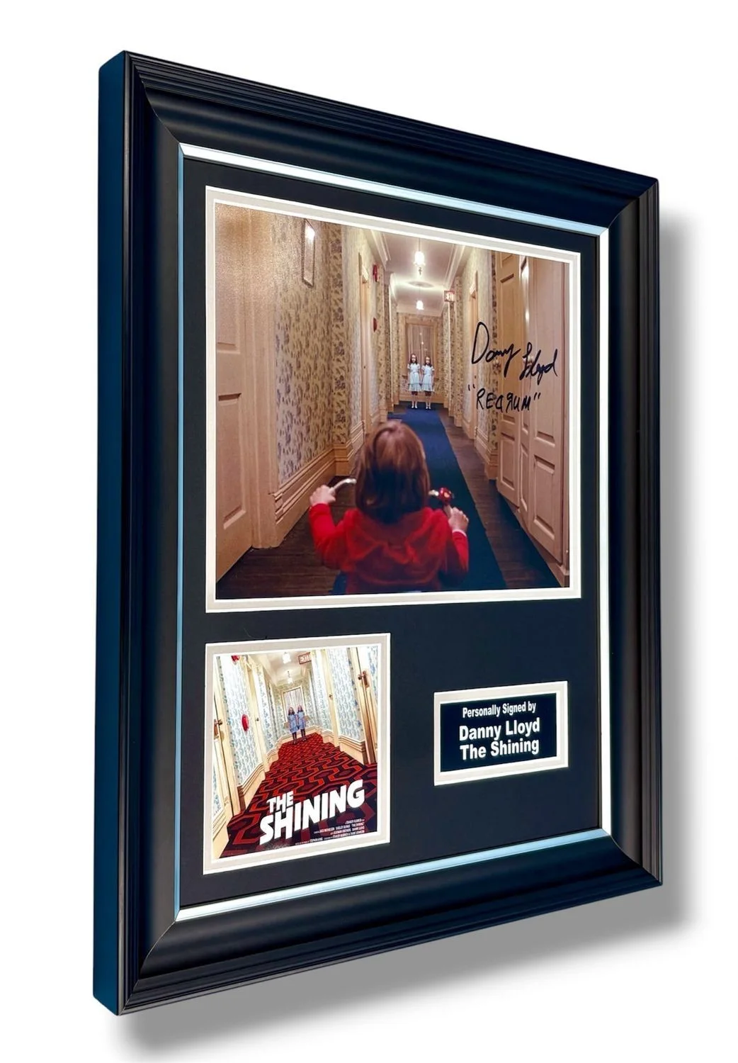 Danny Lloyd Signed Photo Framed & SWAU COA The Shining Poster Autograph Auto, изображение 2