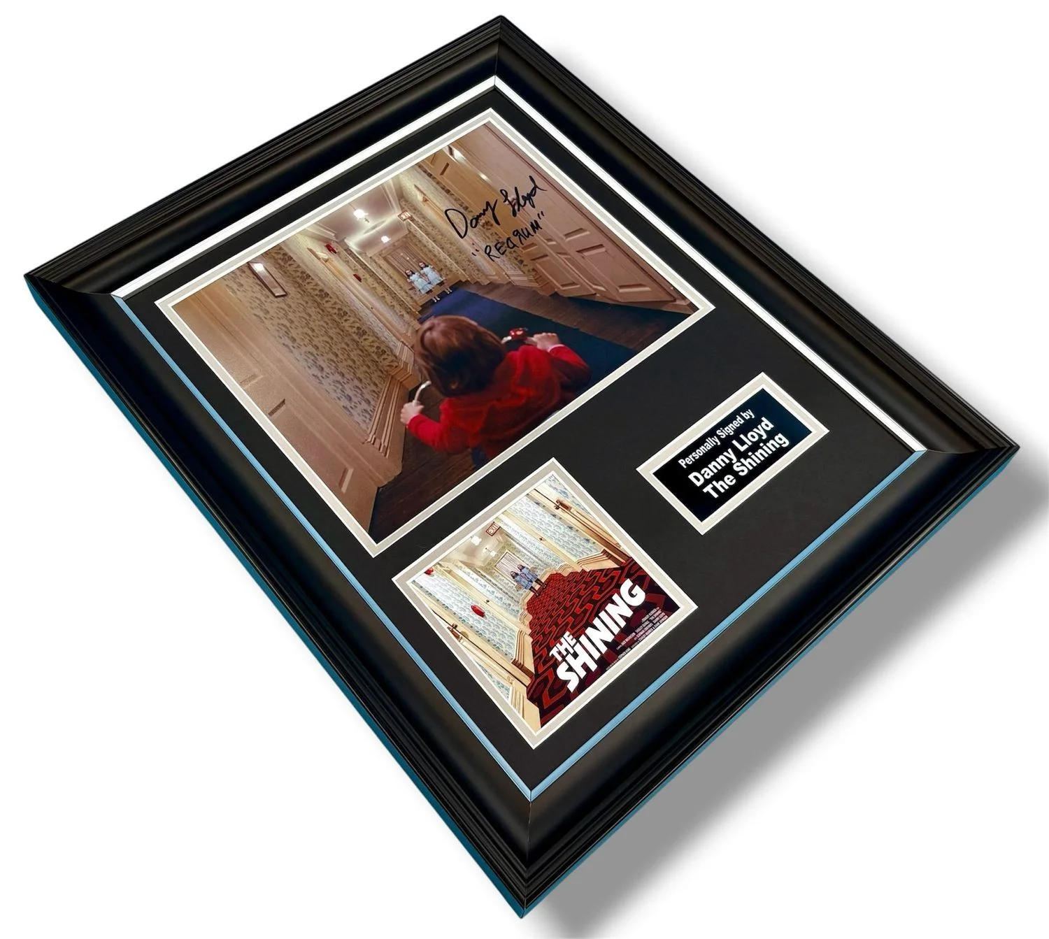 Danny Lloyd Signed Photo Framed & SWAU COA The Shining Poster Autograph Auto, изображение 3