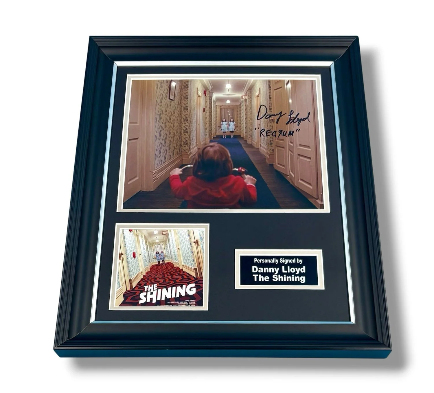 Danny Lloyd Signed Photo Framed & SWAU COA The Shining Poster Autograph Auto, изображение 4