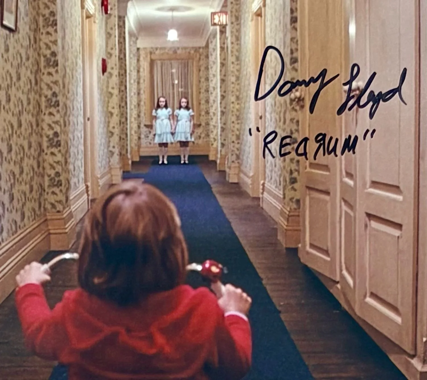 Danny Lloyd Signed Photo Framed & SWAU COA The Shining Poster Autograph Auto, изображение 5