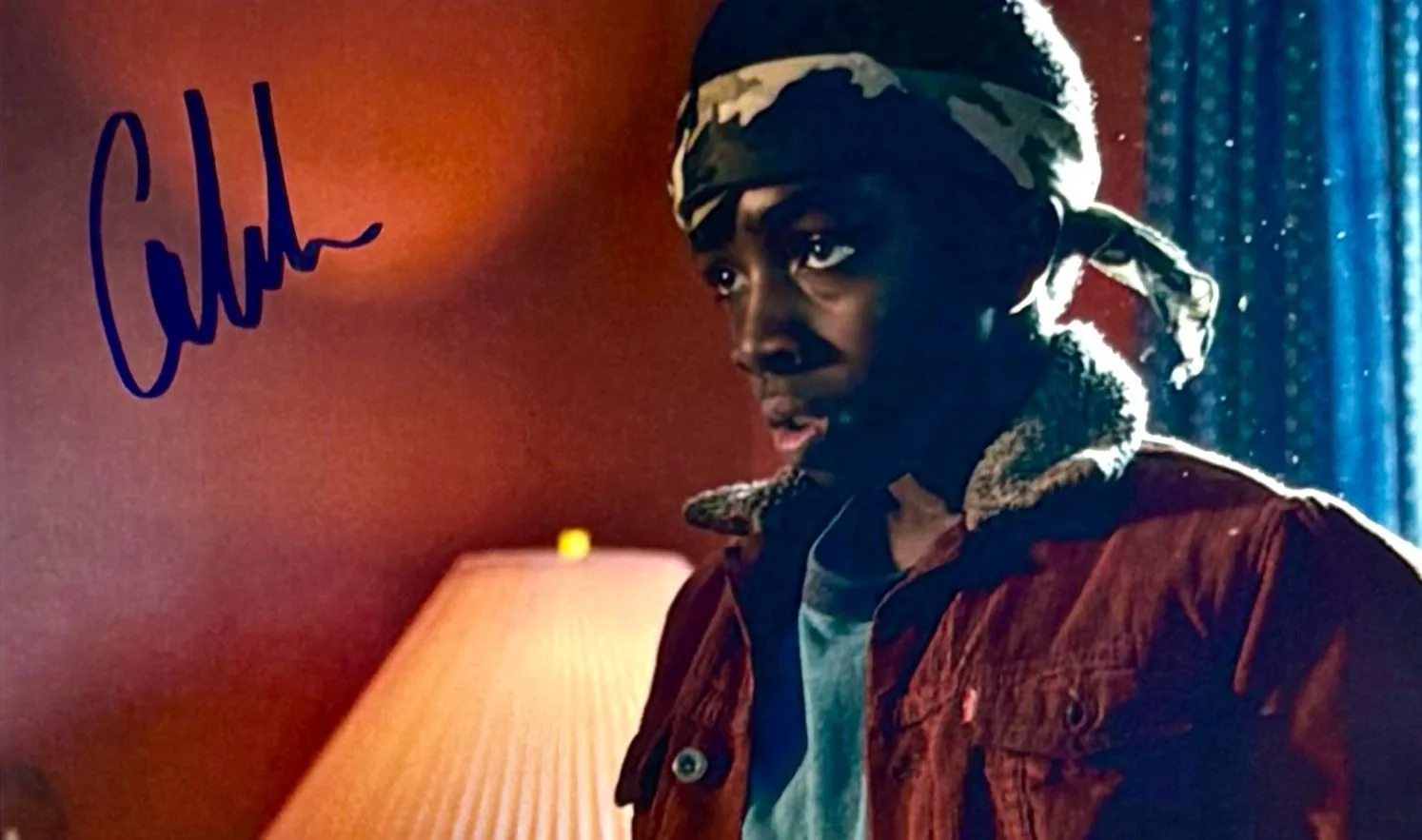 Caleb McLaughlin Signed Photo Framed & COA Stranger Things Poster Autograph Auto, изображение 5