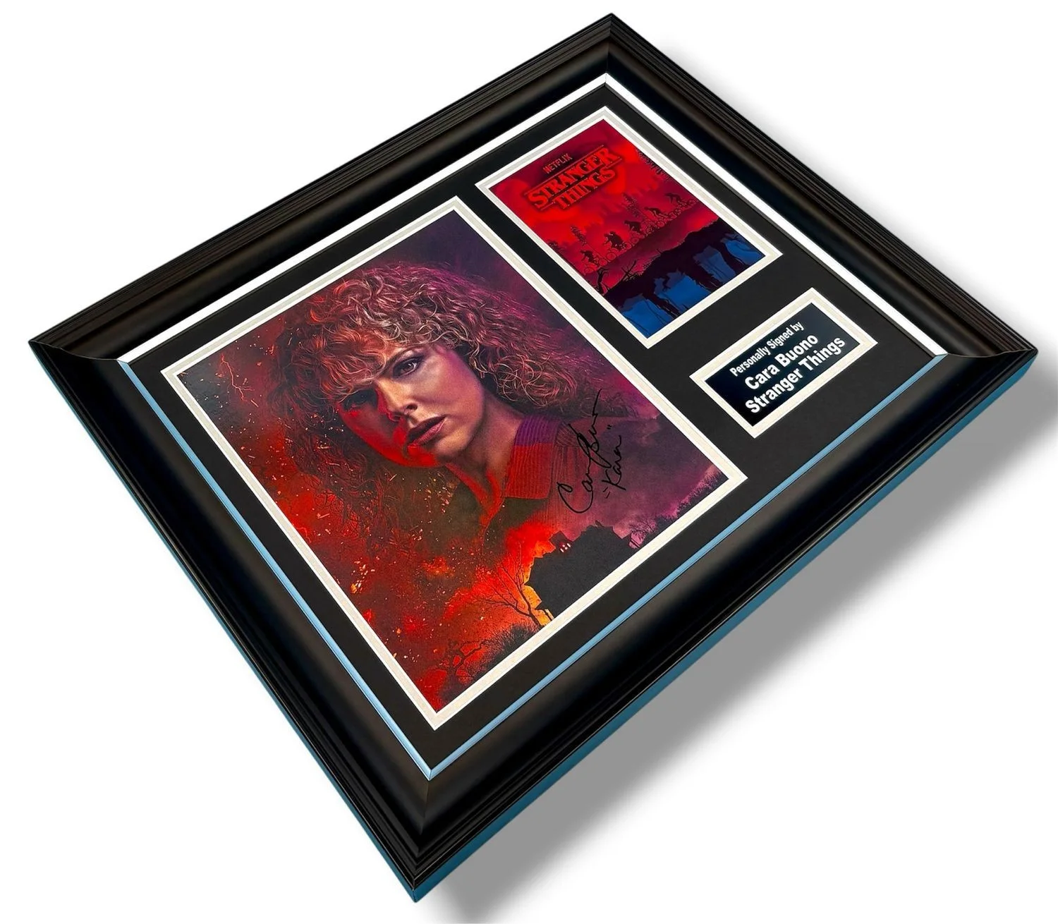 Cara Buono Signed Photo Framed & COA Stranger Things Poster Autograph Auto, изображение 3