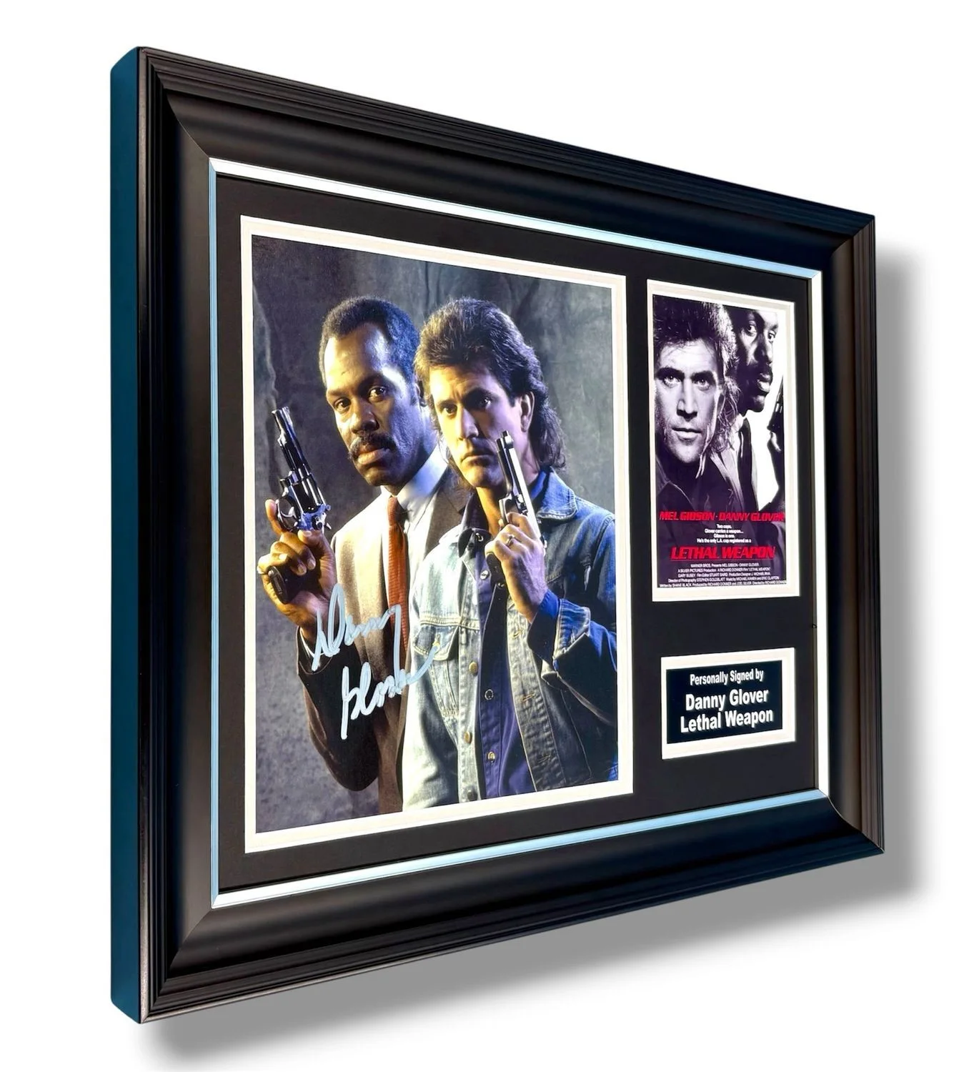 Danny Glover Signed Photo Framed & COA Lethal Weapon Poster Autograph Auto, image 2
