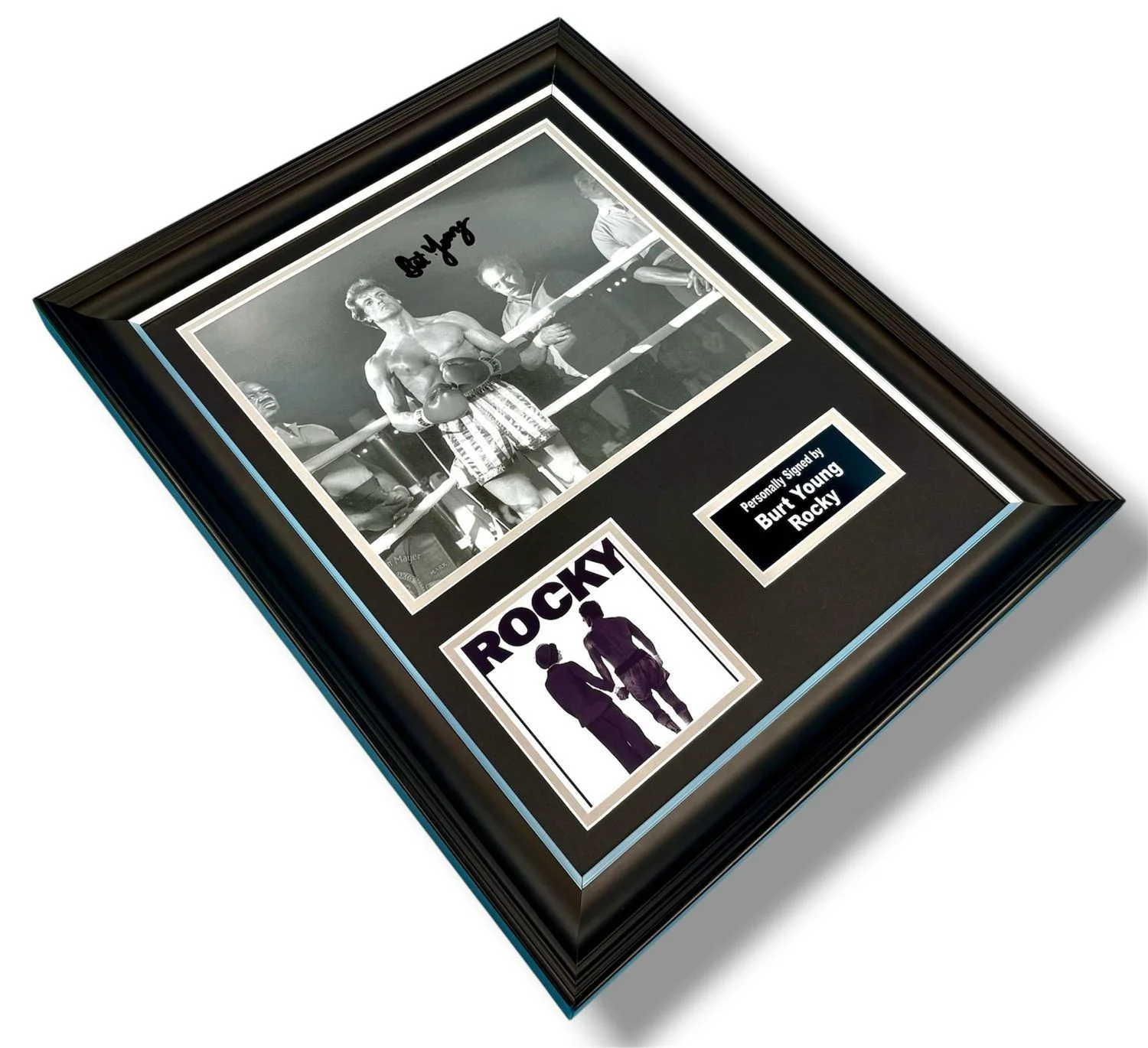 Burt Young Signed Photo Framed & COA Rocky Poster Autograph Auto Memorabilia, image 3