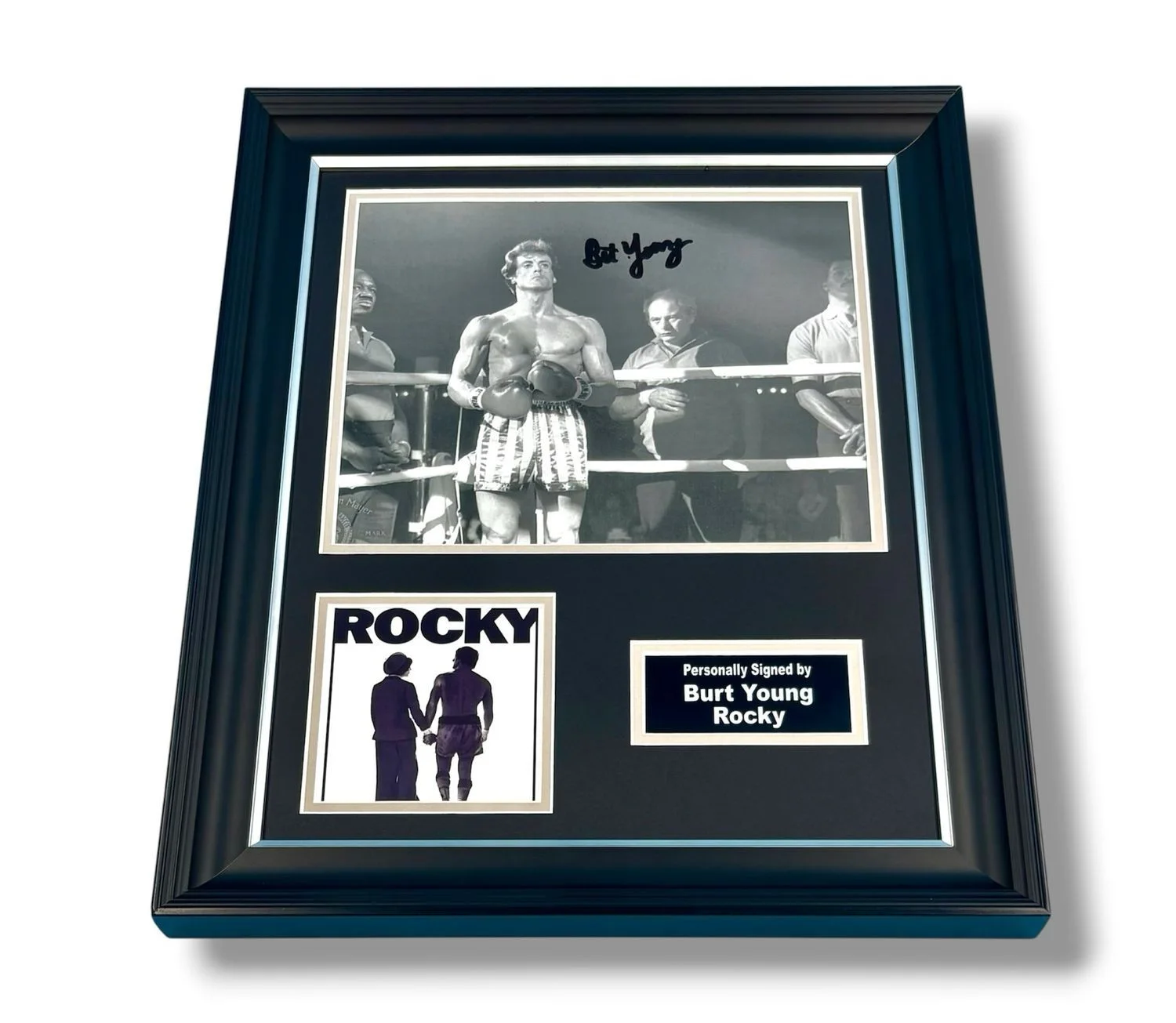 Burt Young Signed Photo Framed & COA Rocky Poster Autograph Auto Memorabilia, image 4