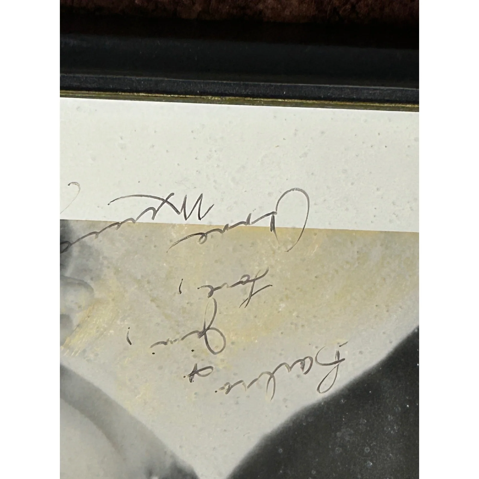 Anne Murray Autographed Signed Framed Black and White Portrait Photo Memorabilia, изображение 3