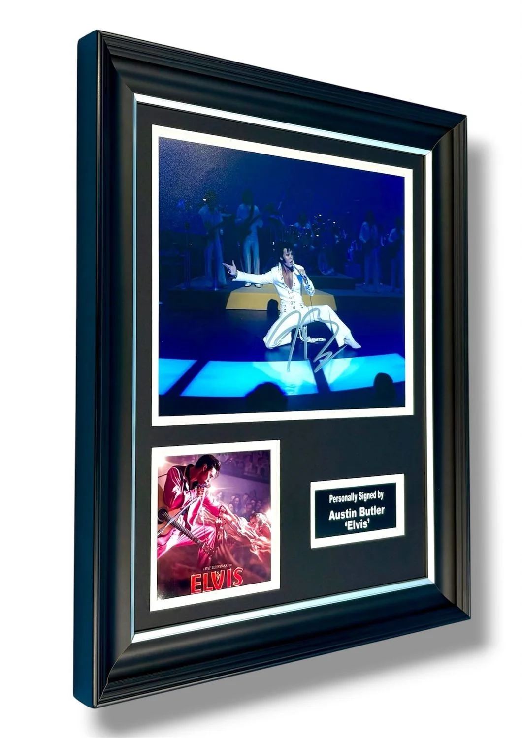 Austin Butler Signed Photo Framed & SWAU COA Elvis Movie Poster Autograph Auto, изображение 2